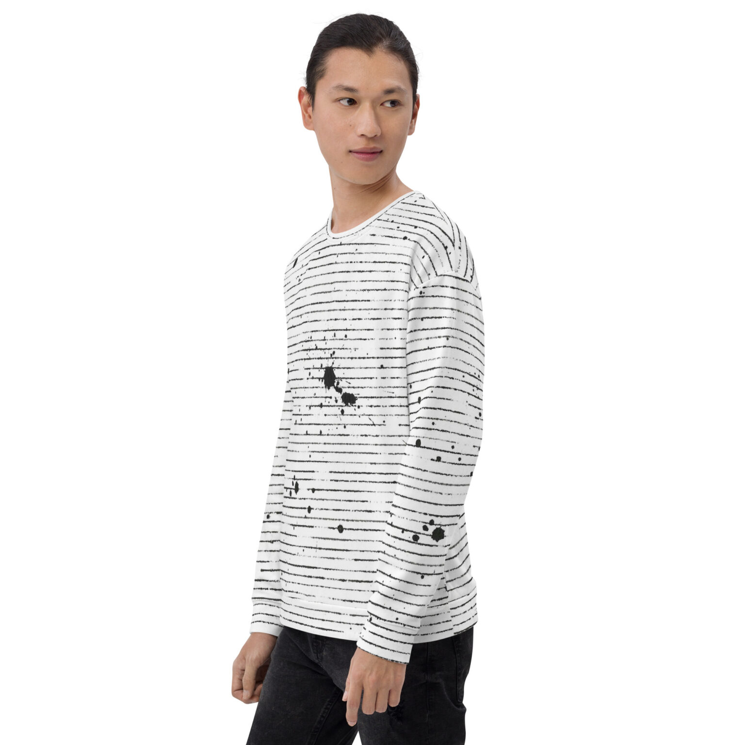 "Static" All-over Print Unisex Sweatshirt - Image 3