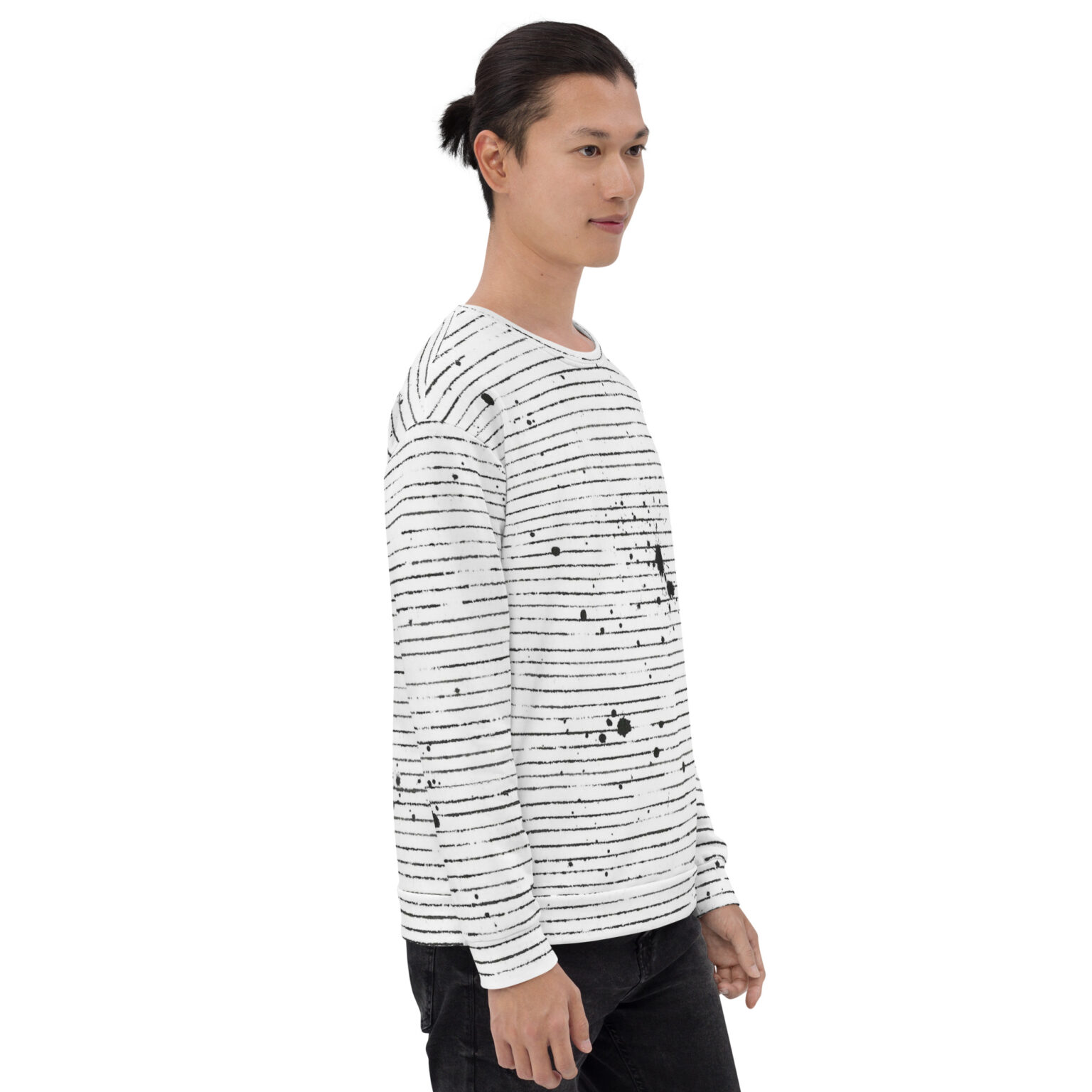 "Static" All-over Print Unisex Sweatshirt - Image 4