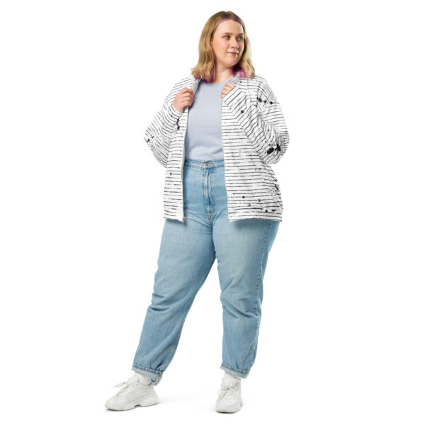 "Static" Unisex Bomber Jacket