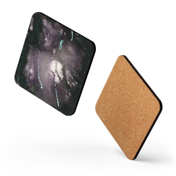 "Lost Among Stars" cork-back coaster (only one)