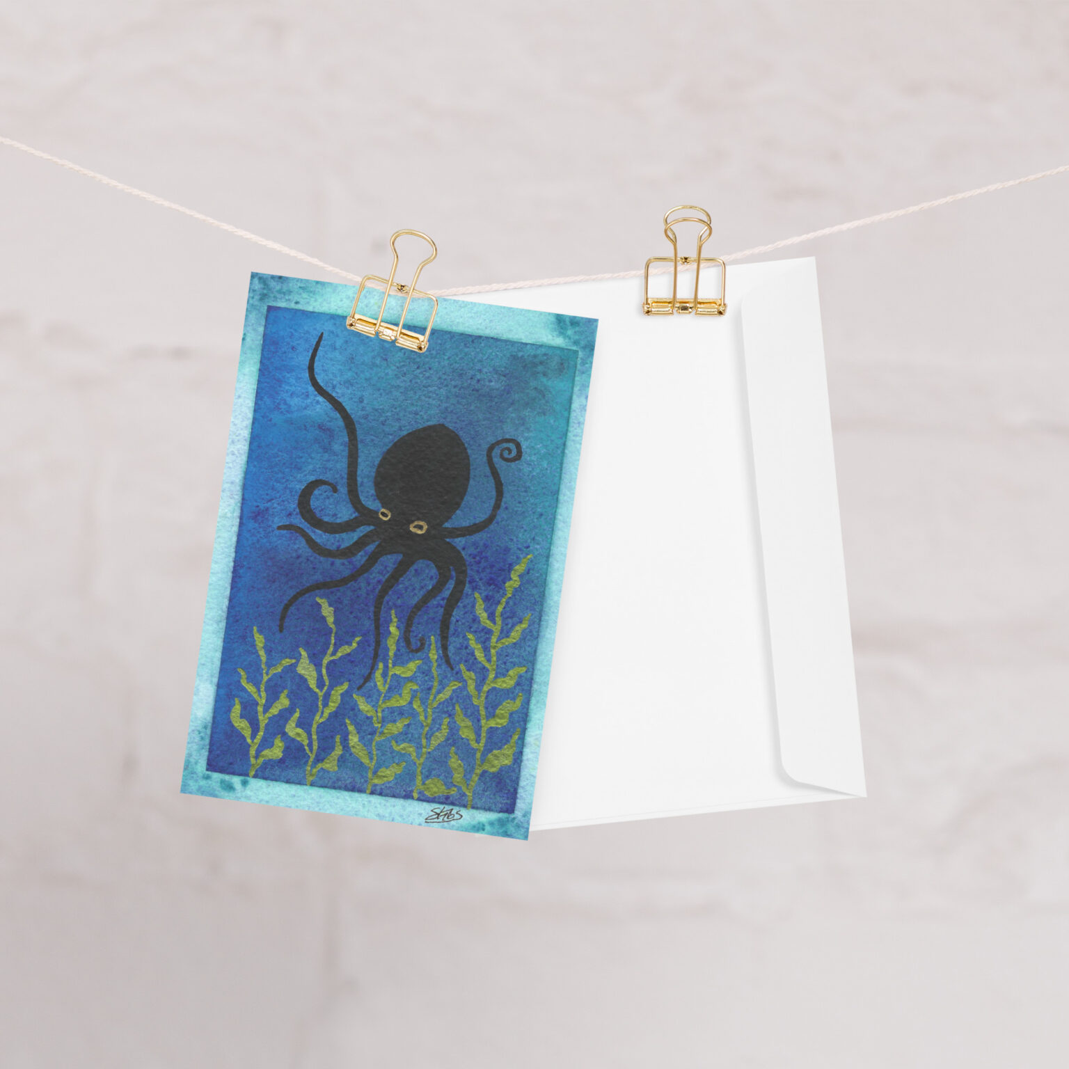 "Friend Shaped"Greeting card (blank) - Image 2