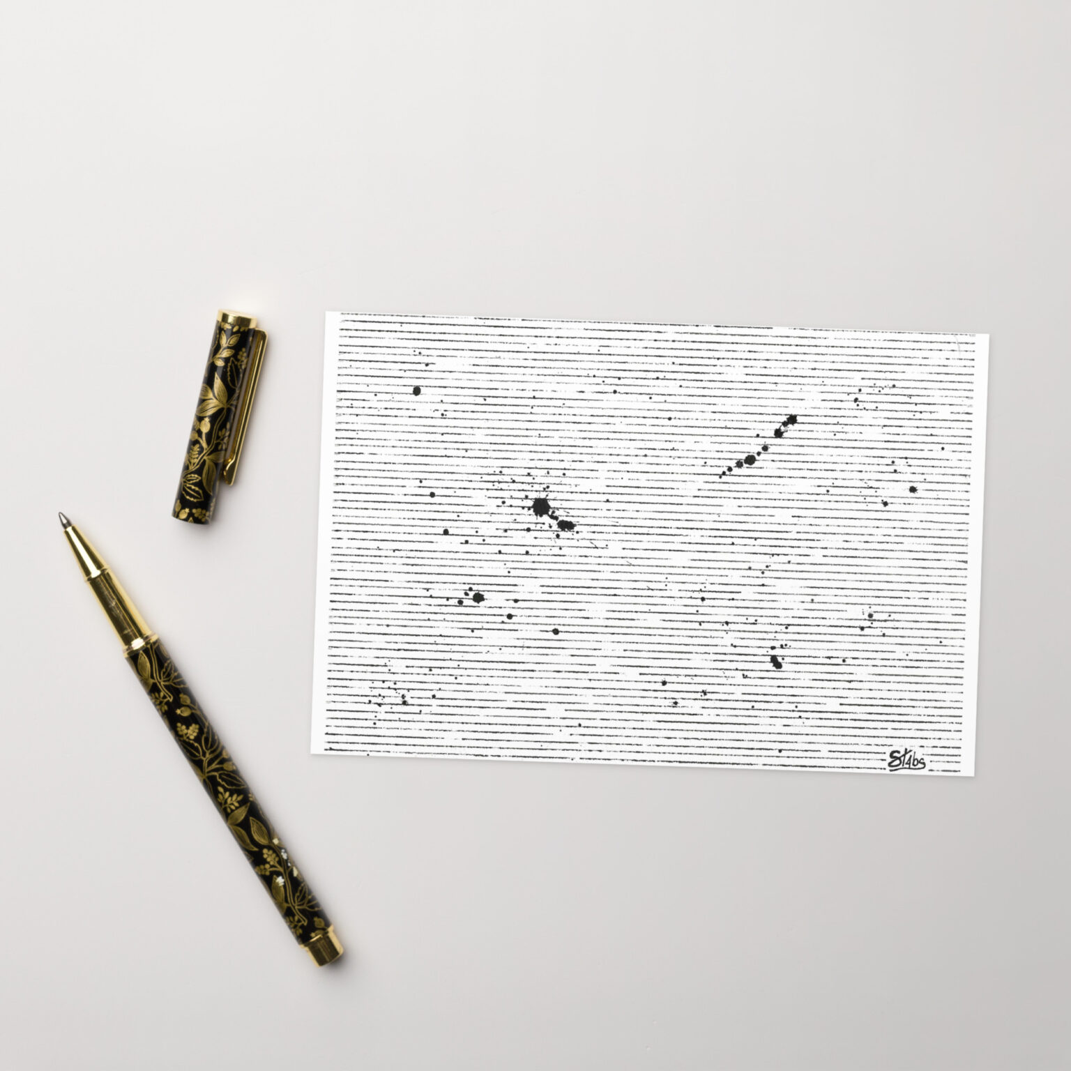 "Static" greeting card (blank) - Image 2
