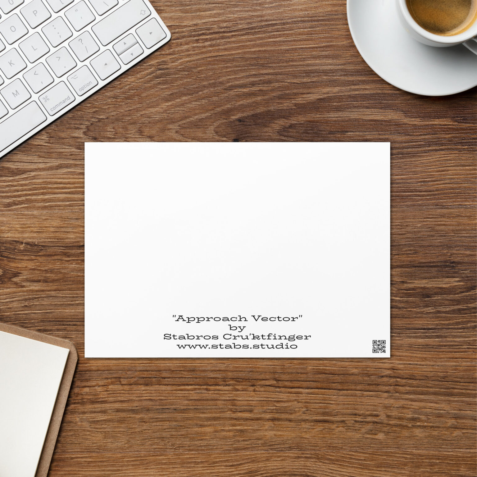 "Approach Vector" Greeting card (blank) - Image 4