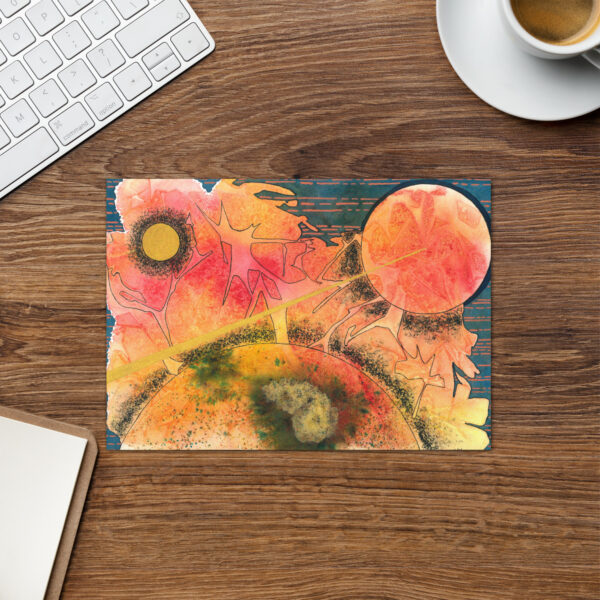 "Approach Vector" Greeting card (blank)