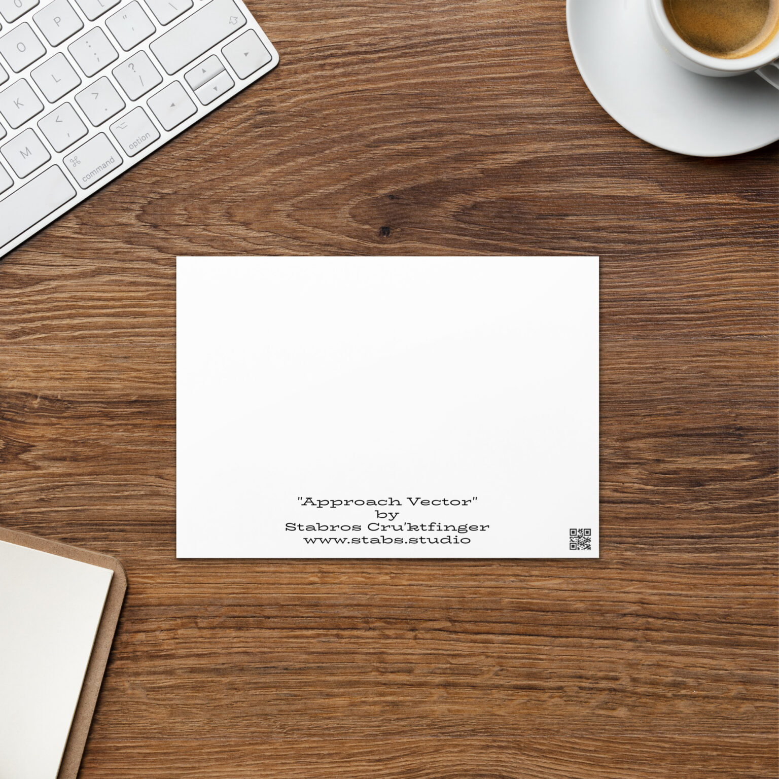"Approach Vector" Greeting card (blank) - Image 6