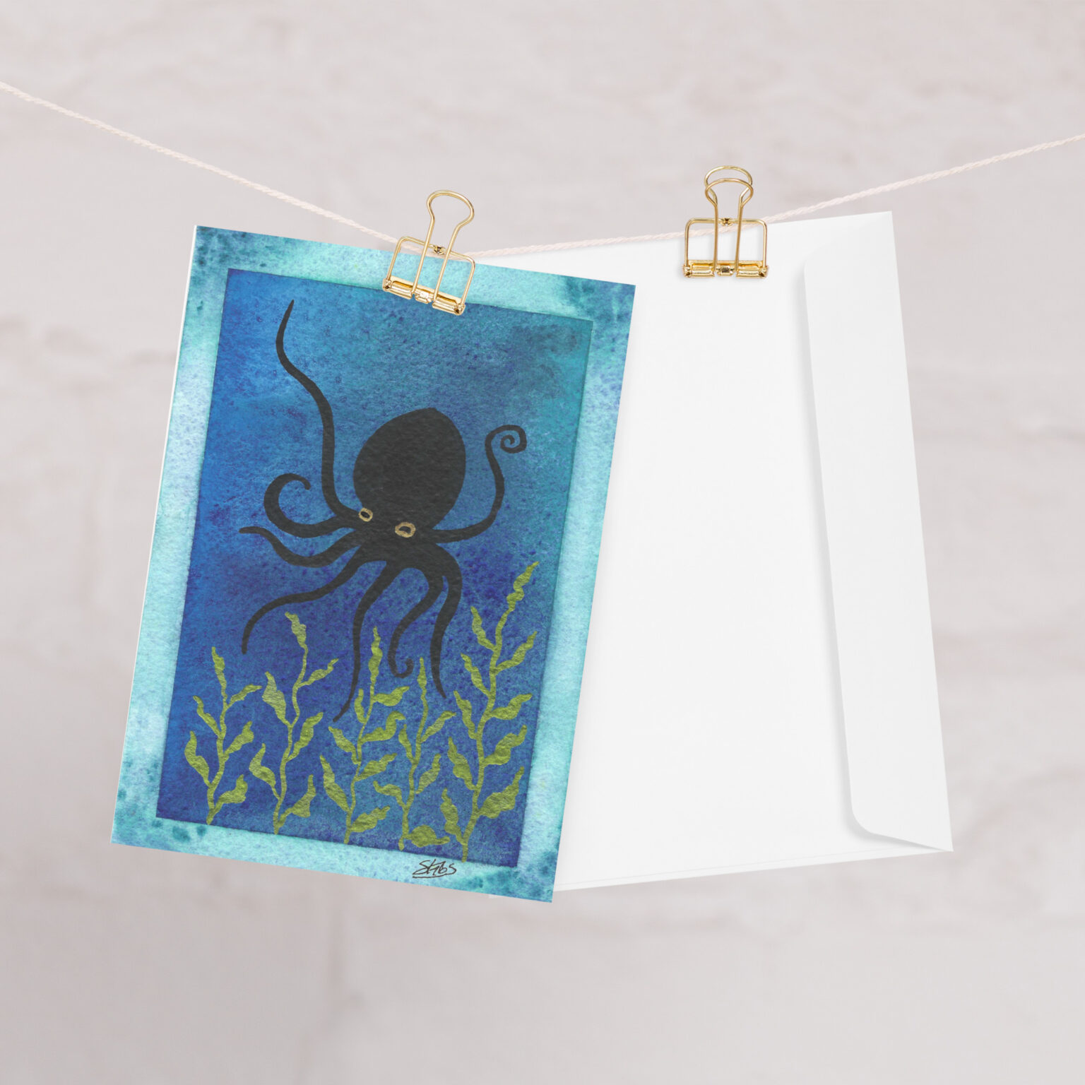 "Friend Shaped"Greeting card (blank) - Image 3