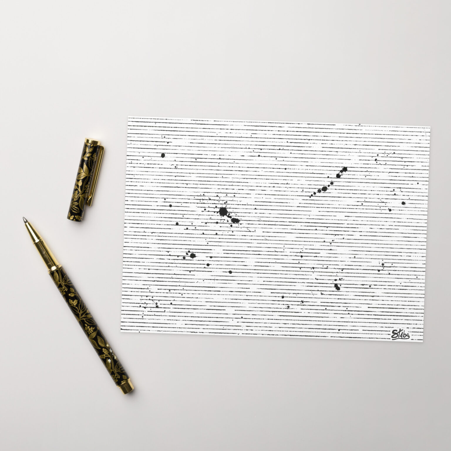 "Static" greeting card (blank) - Image 5