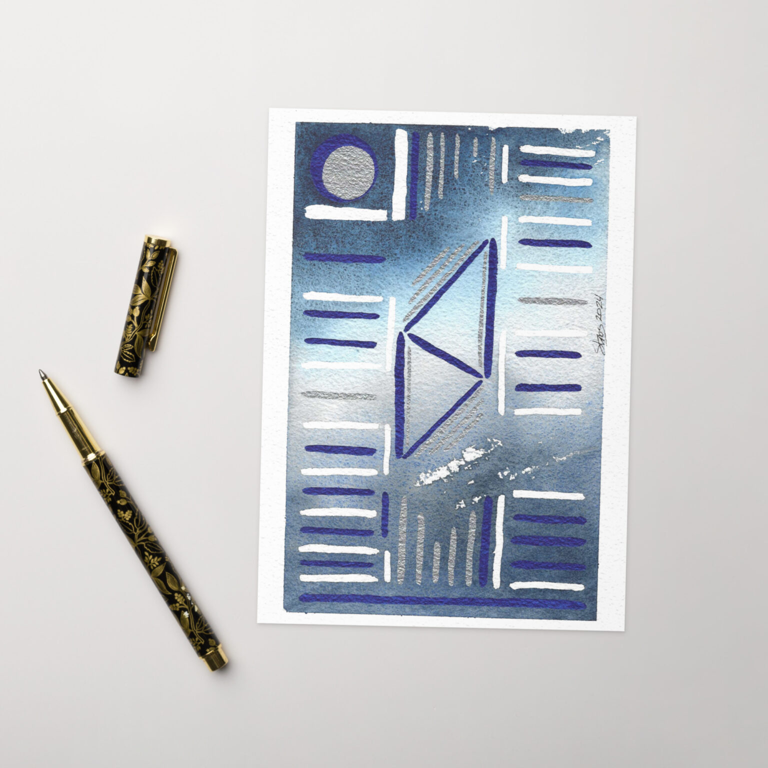 "Pattern, Interrupted" Greeting card (blank) - Image 5