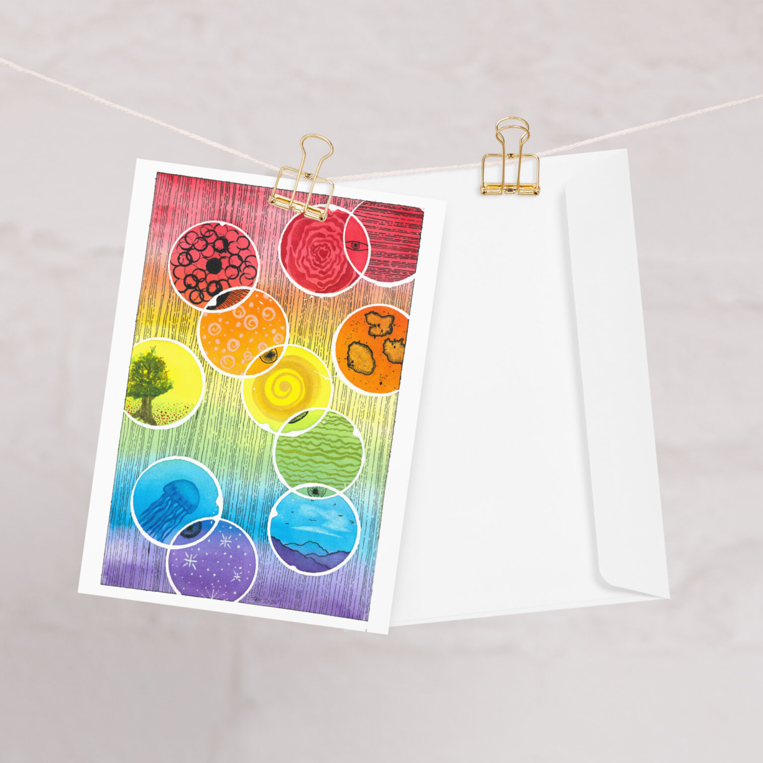 "Eye See What You Did There" Greeting card (blank) - Image 3