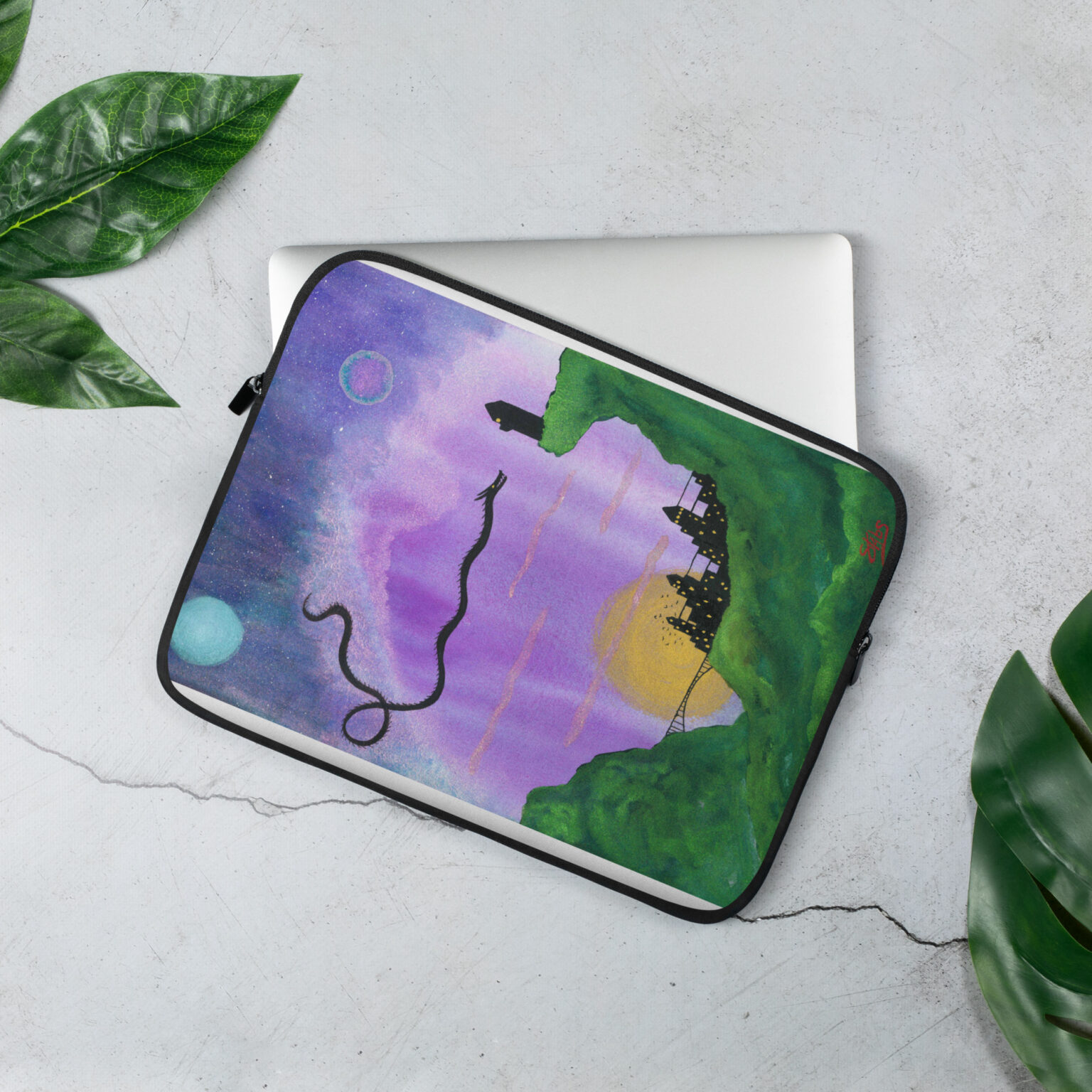 "Wyrm" Laptop Sleeve - Image 2