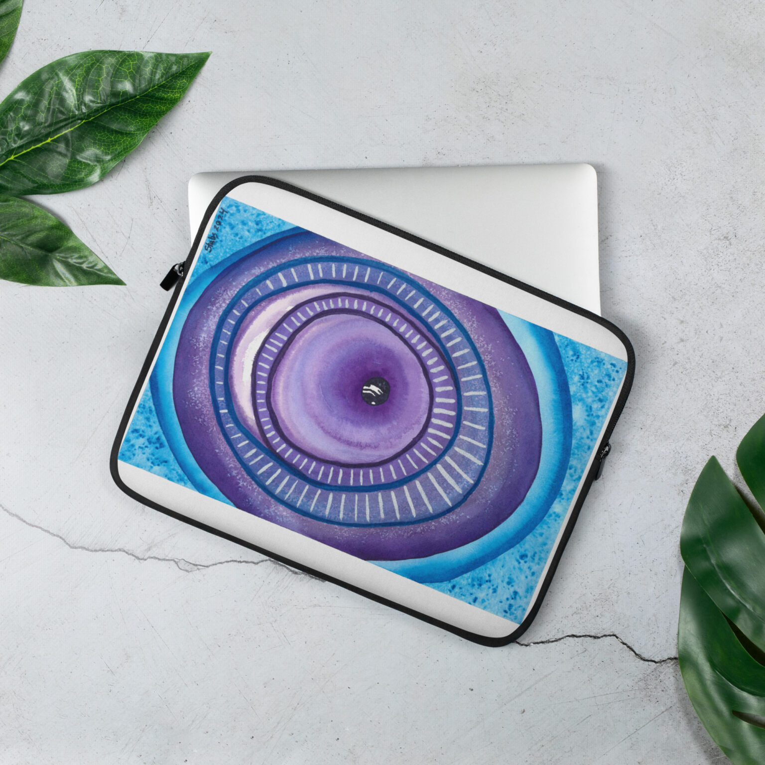 "Ceaseless Watcher" Laptop Sleeve - Image 2