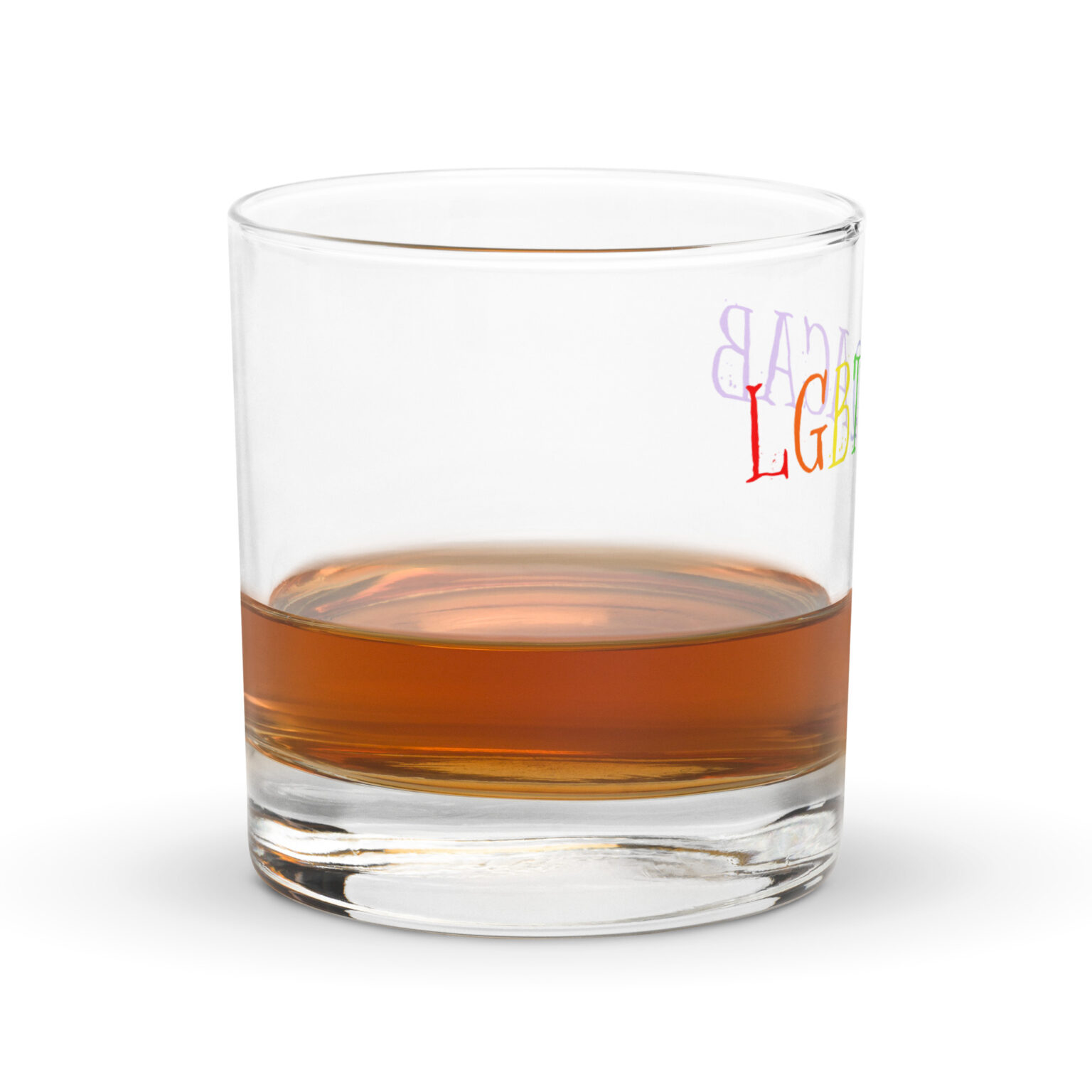 "LGBTQACAB" rocks glass - Image 4