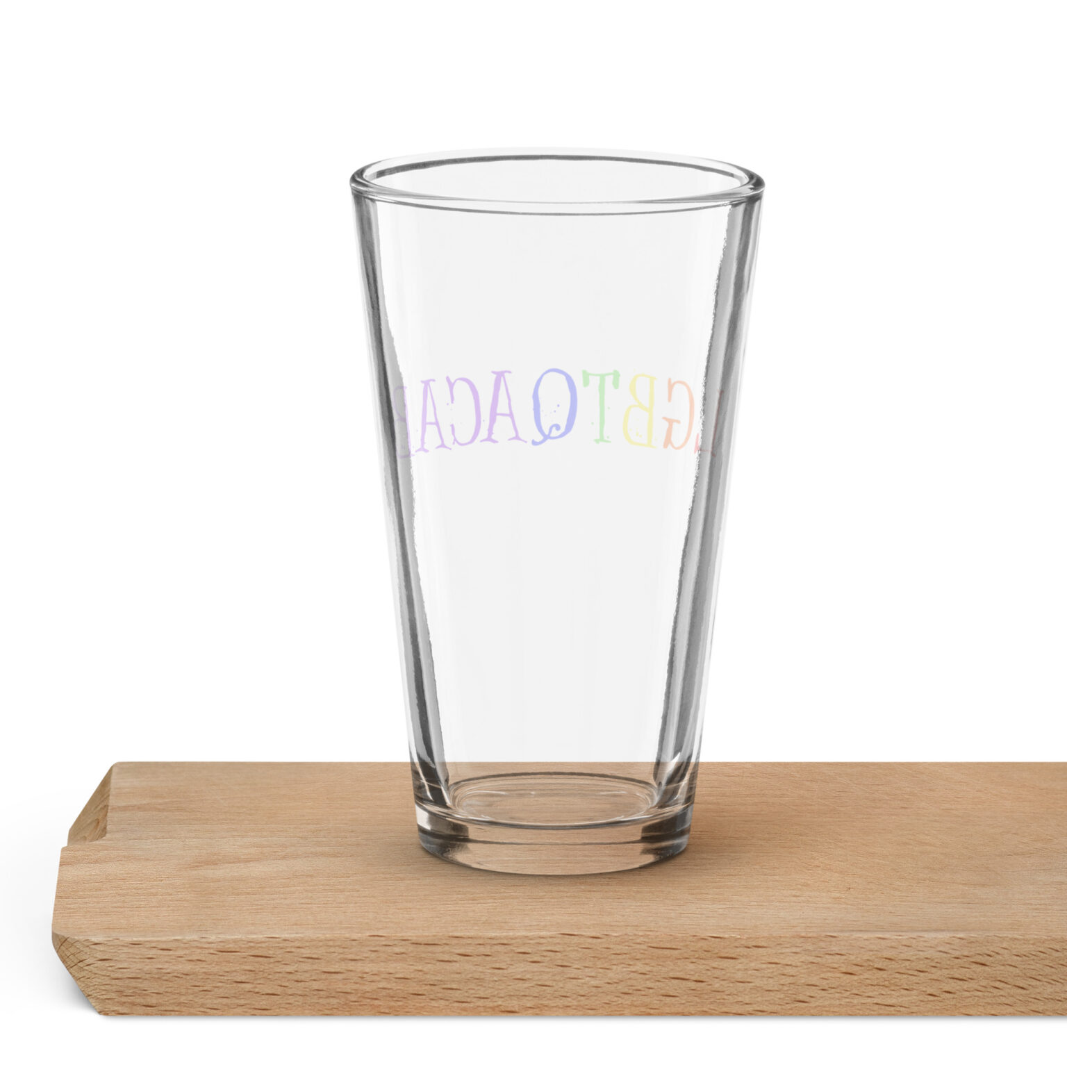 "LGBTQACAB" Shaker pint glass - Image 2