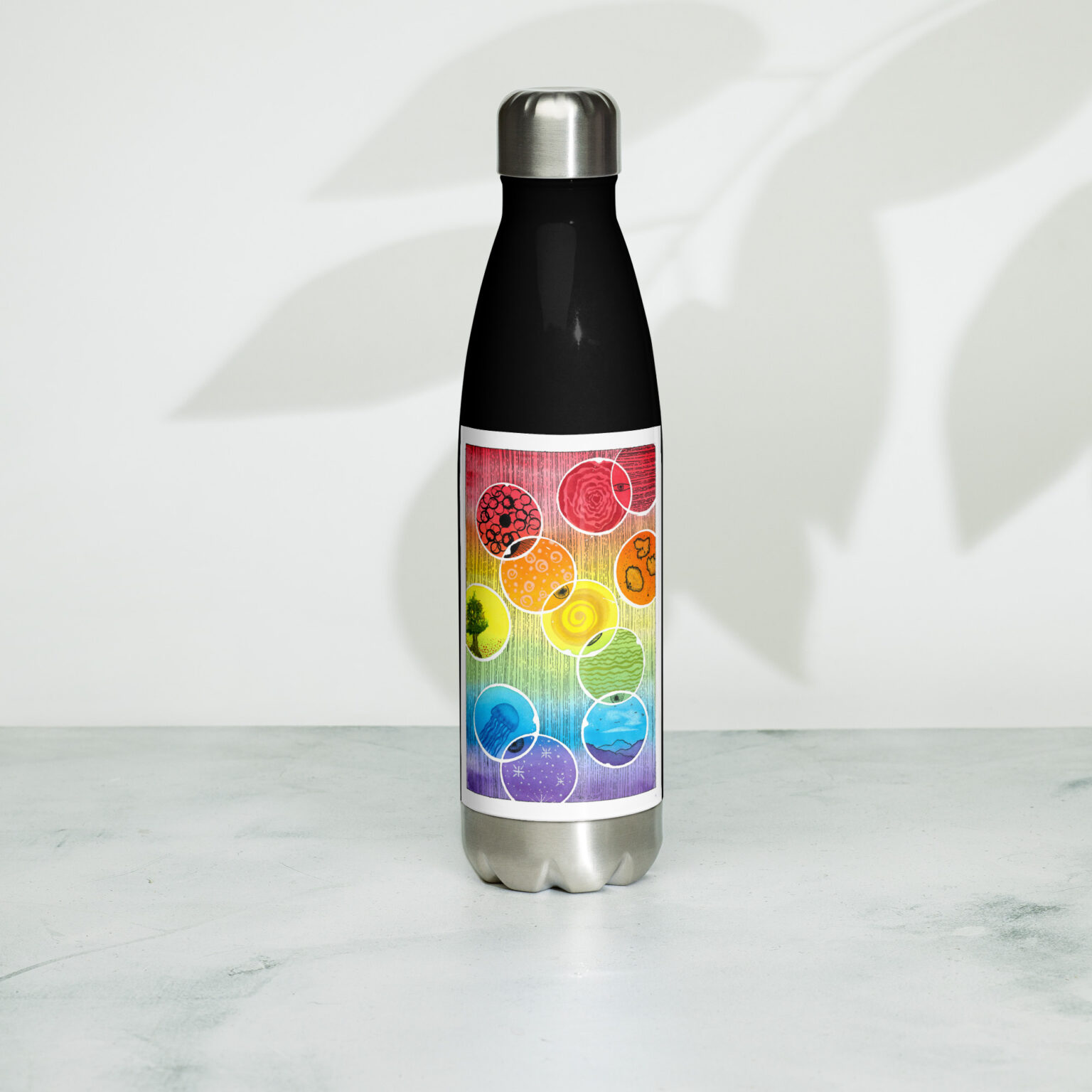 "Eye See" Stainless steel water bottle