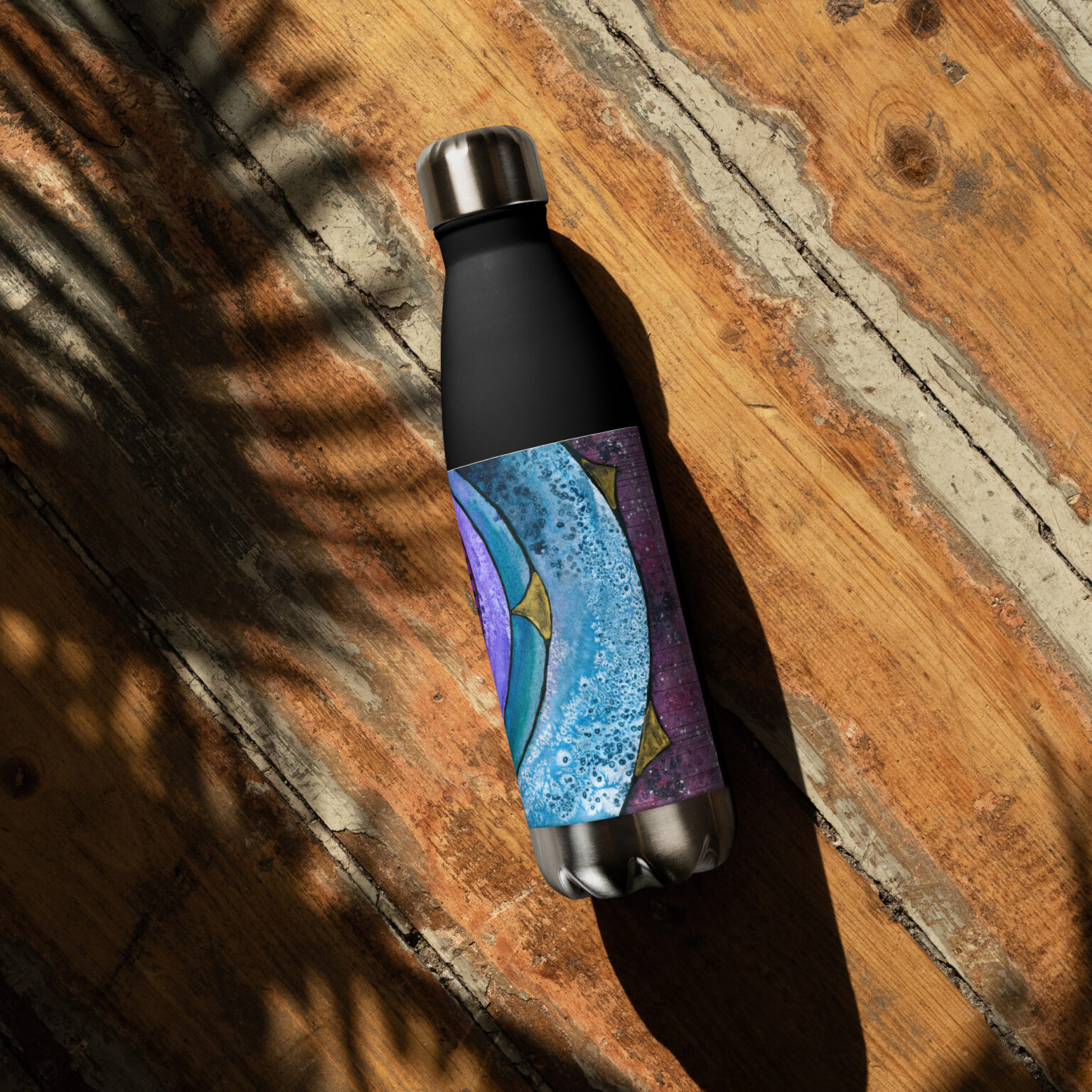 "Nebulish I: Caldwell 49" Stainless steel water bottle - Image 2