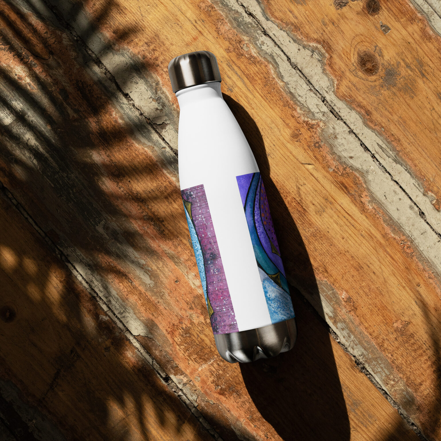 "Nebulish I: Caldwell 49" Stainless steel water bottle - Image 8