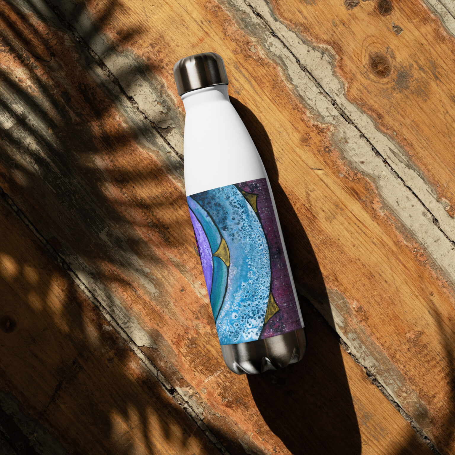 "Nebulish I: Caldwell 49" Stainless steel water bottle - Image 6