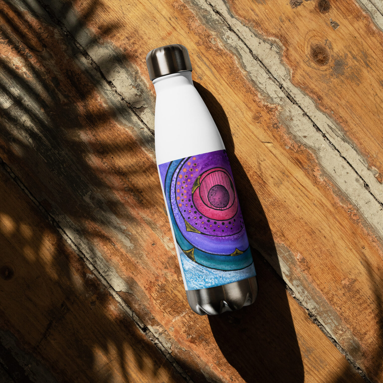 "Nebulish I: Caldwell 49" Stainless steel water bottle - Image 7