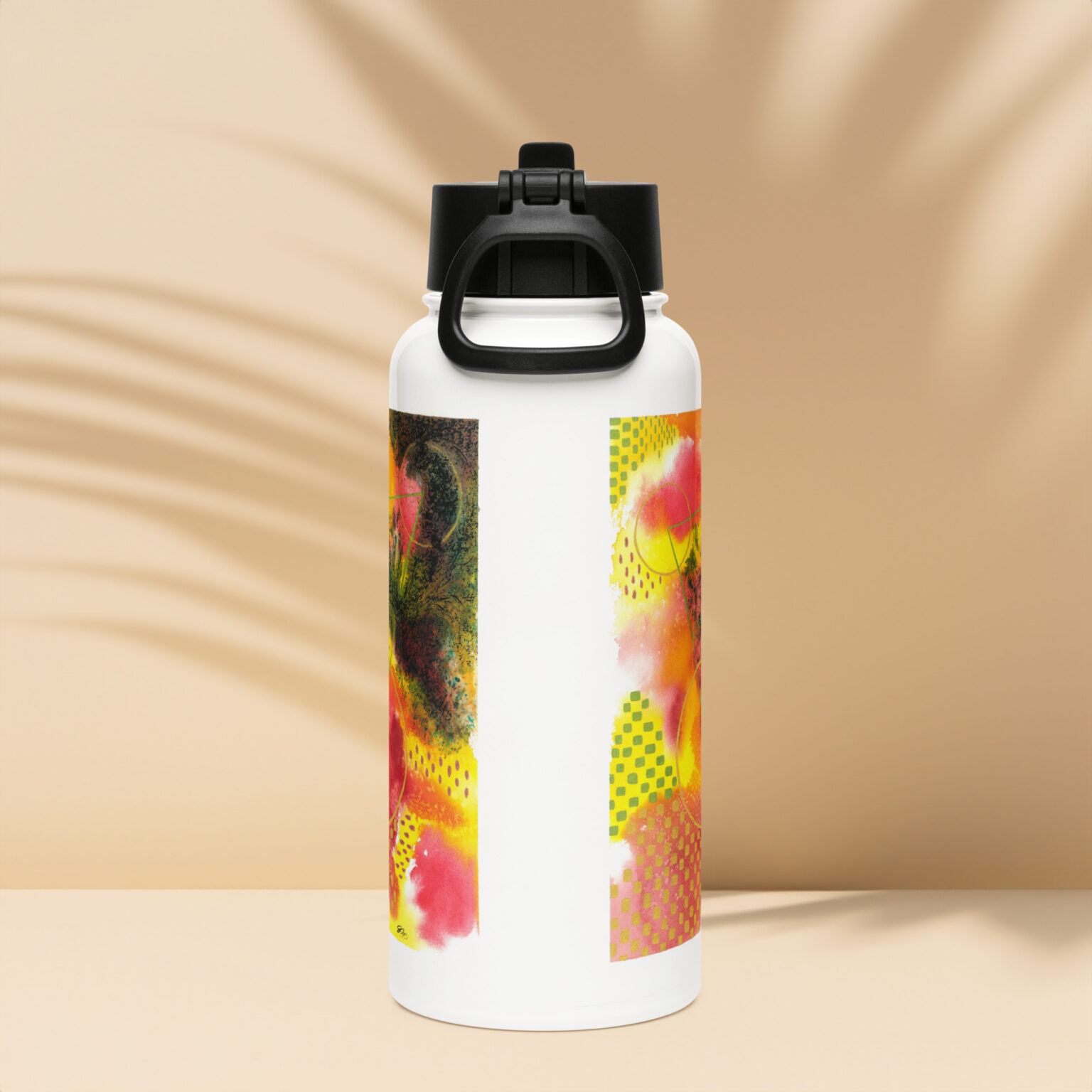 "Containment Breach" Stainless steel water bottle with a straw lid - Image 4