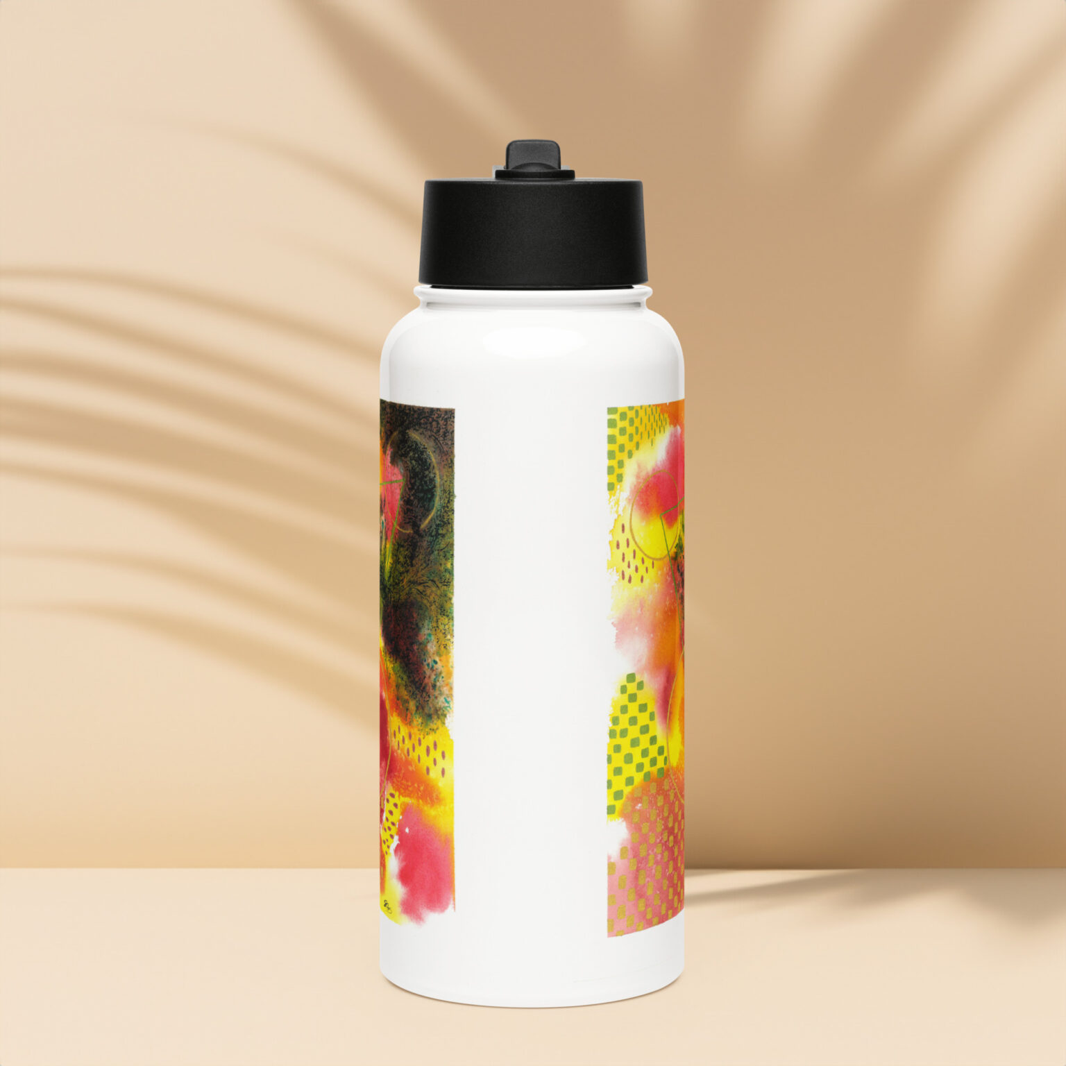 "Containment Breach" Stainless steel water bottle with a straw lid - Image 3