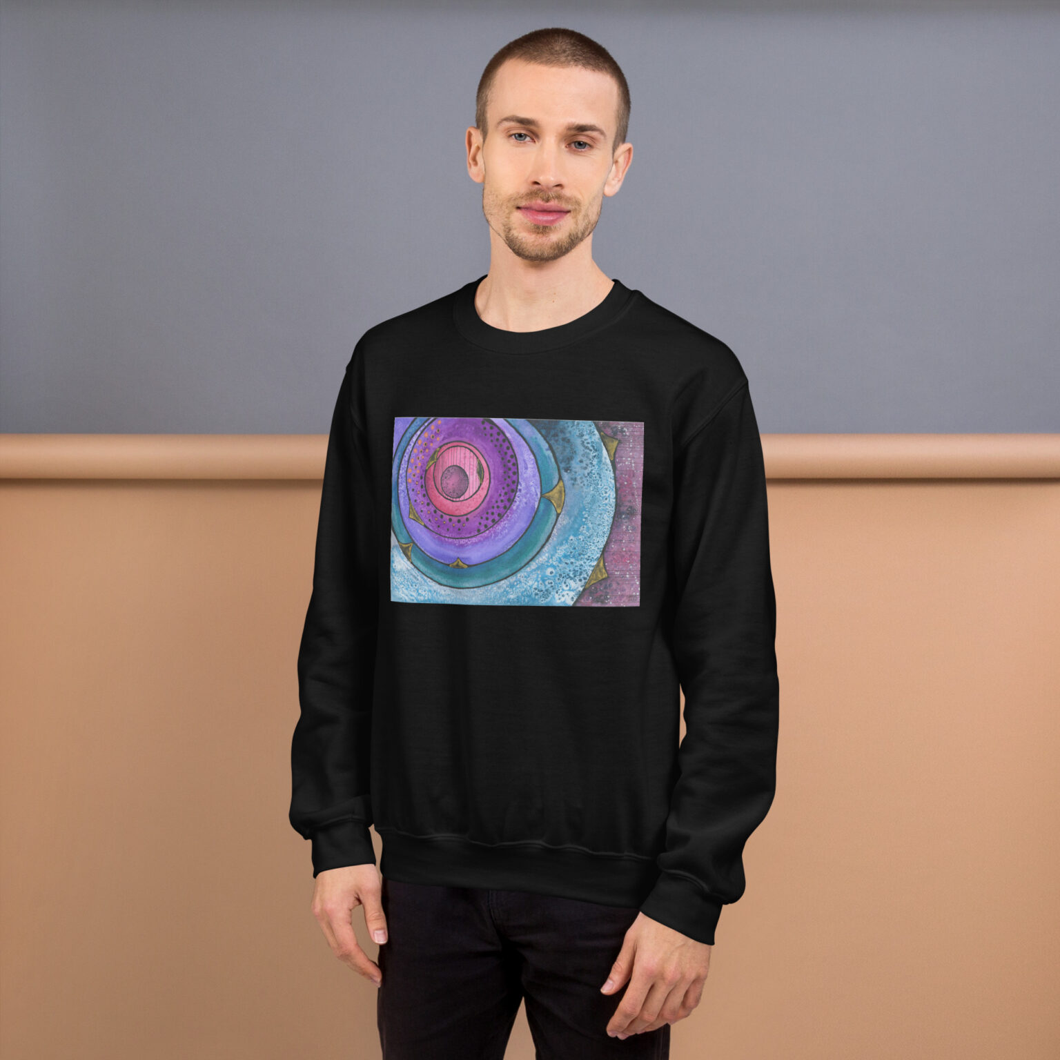 "Nebulish I: Caldwell 49" Unisex Sweatshirt - Image 2