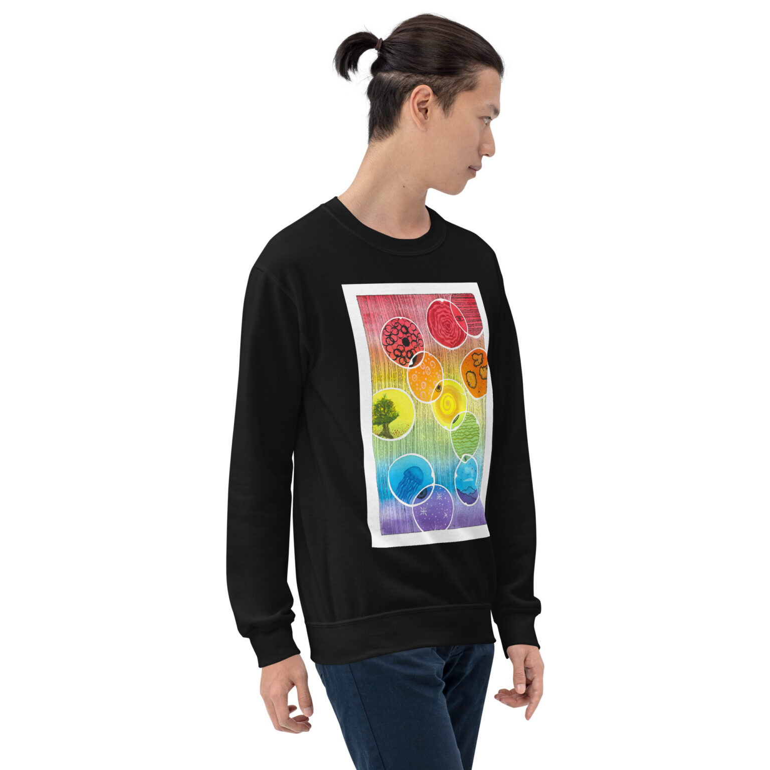 "Eye See What You Did There" Unisex Sweatshirt - Image 2