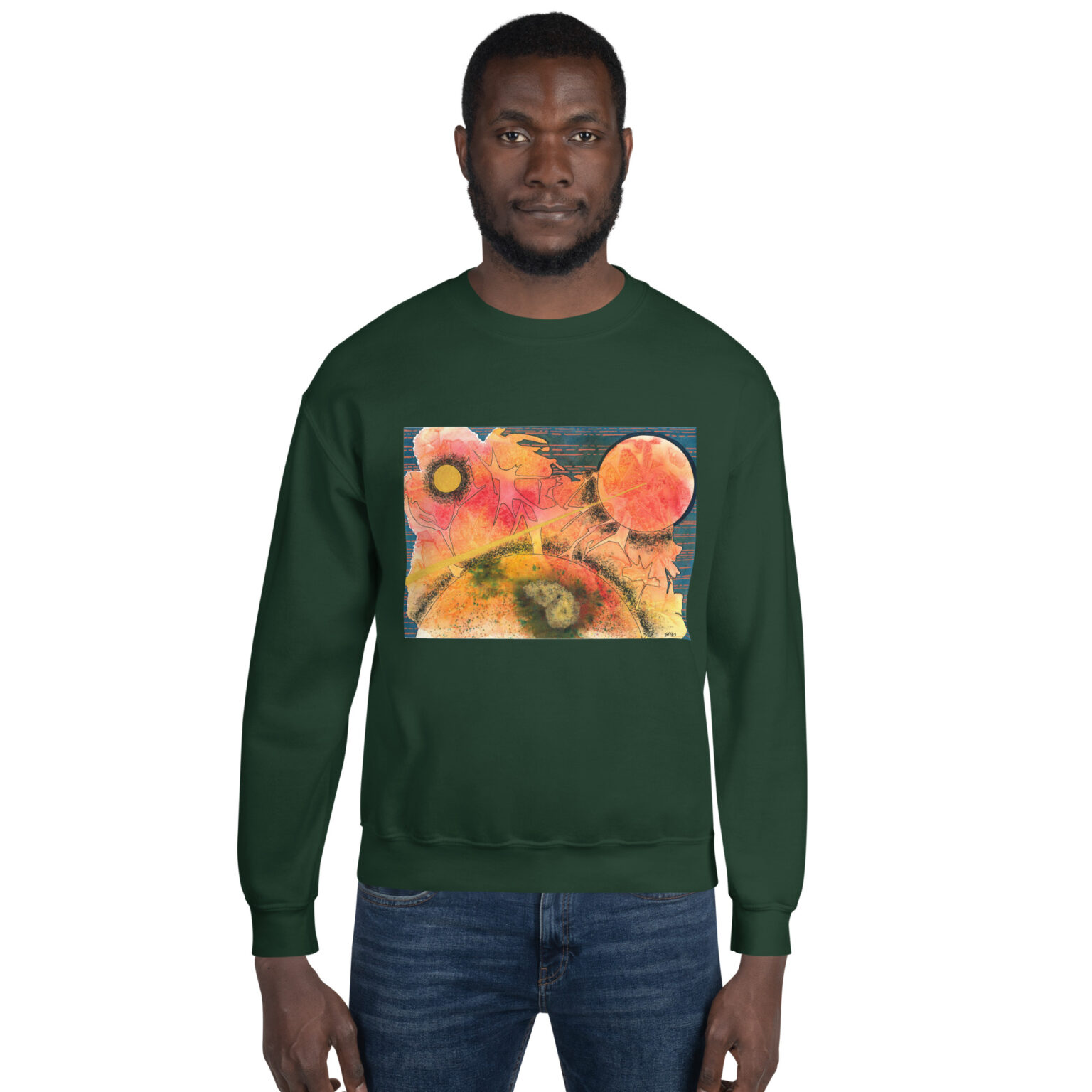 "Approach Vector" Unisex Sweatshirt - Image 14