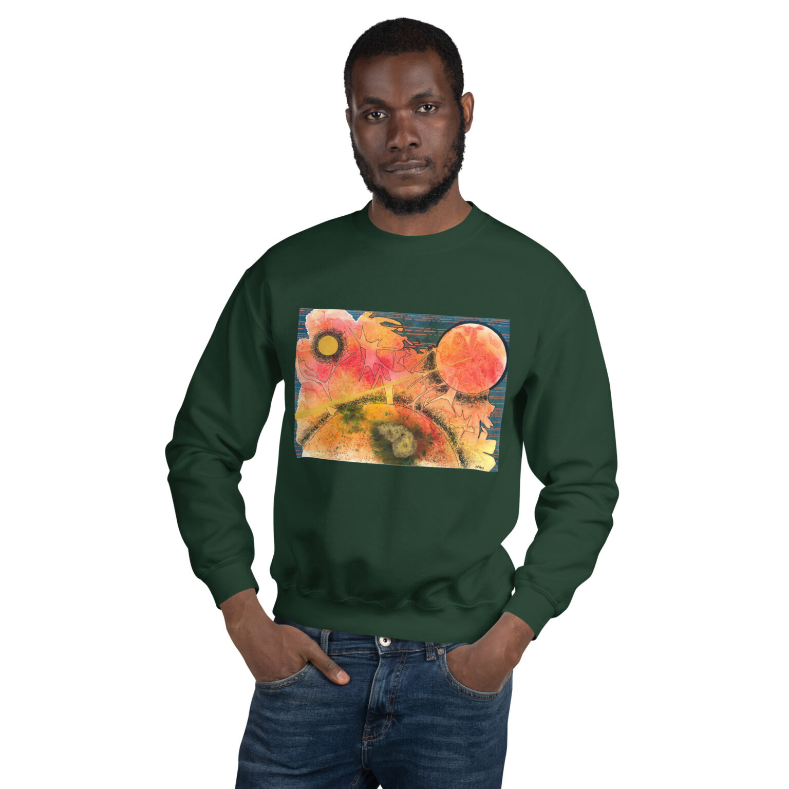 "Approach Vector" Unisex Sweatshirt - Image 13