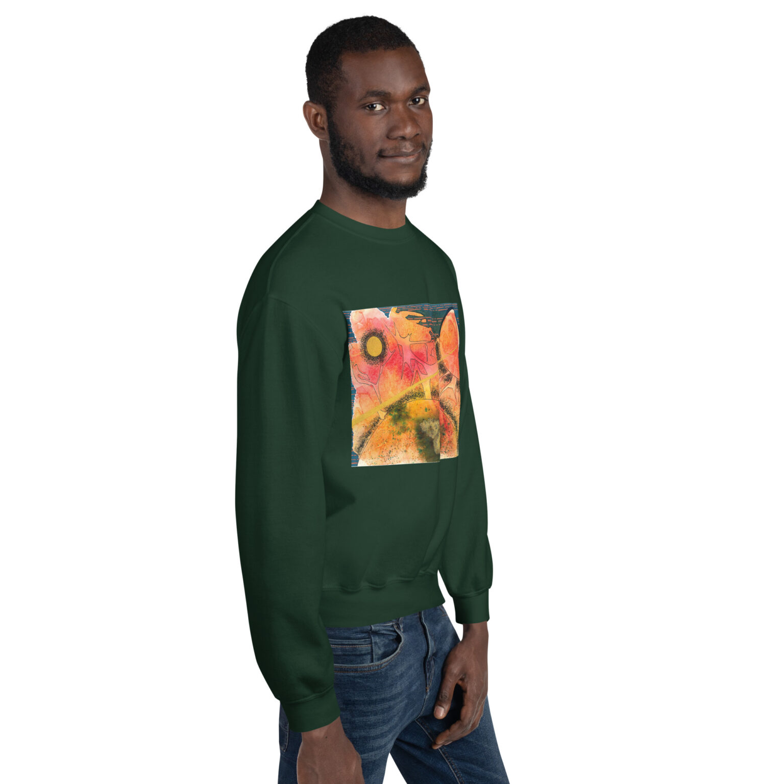"Approach Vector" Unisex Sweatshirt - Image 15