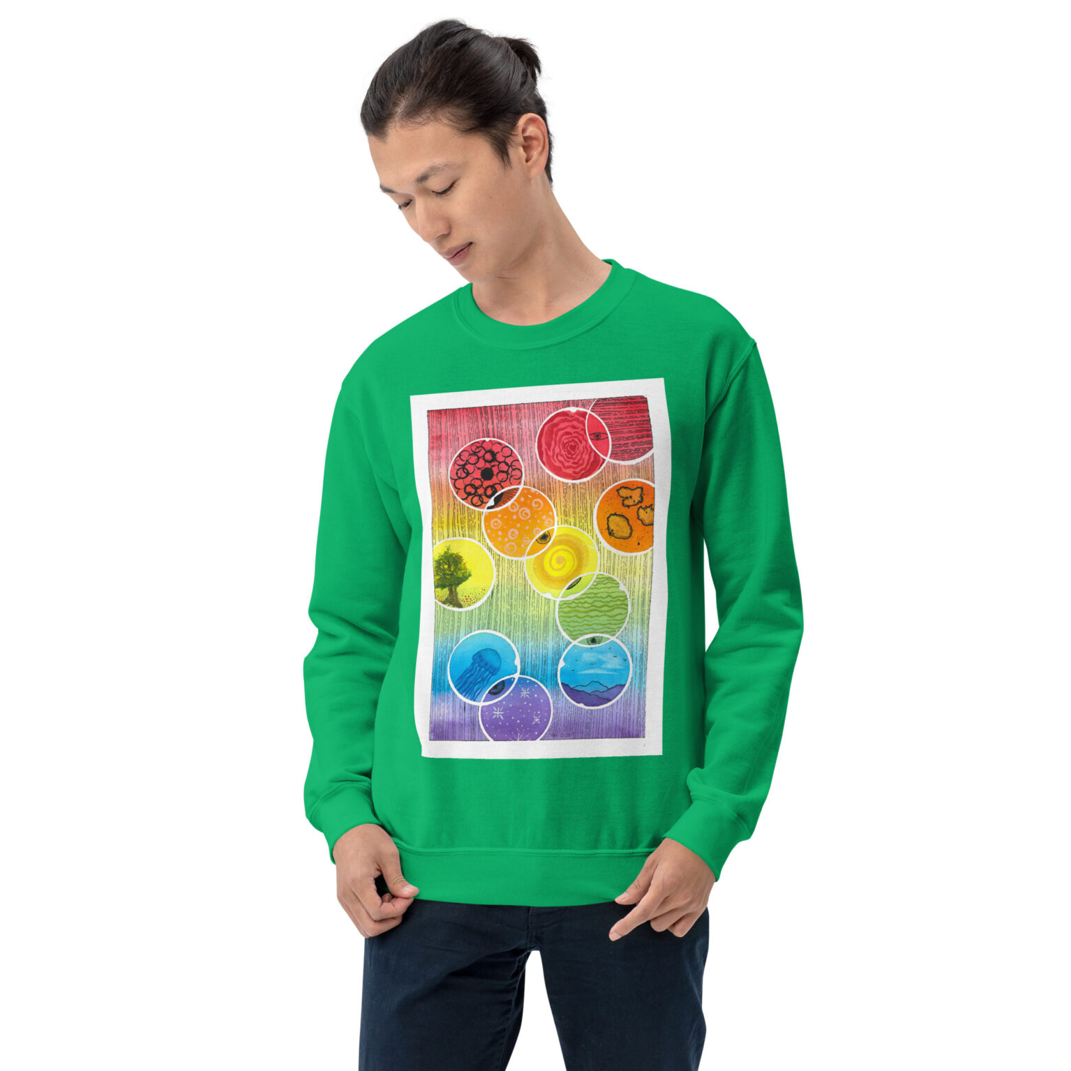 "Eye See What You Did There" Unisex Sweatshirt - Image 19