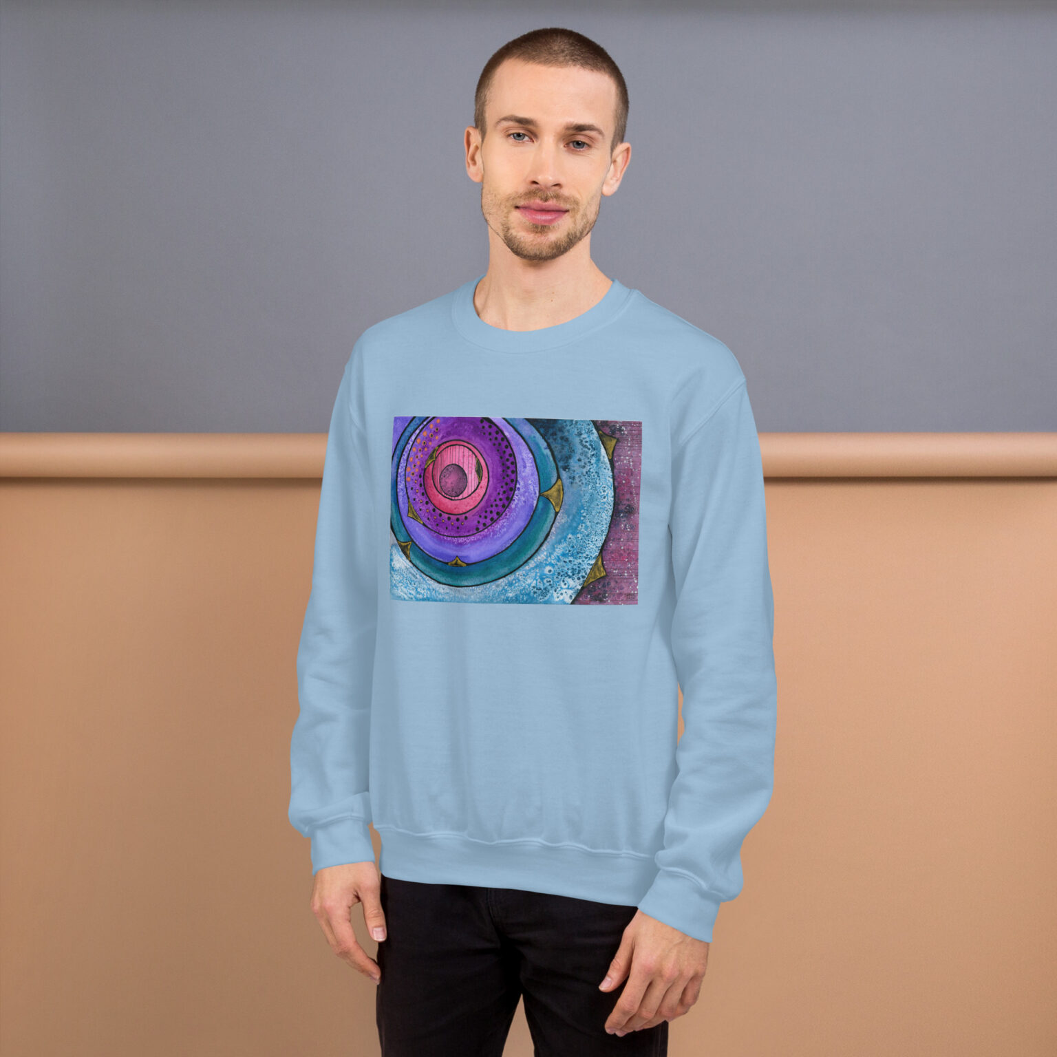 "Nebulish I: Caldwell 49" Unisex Sweatshirt - Image 7