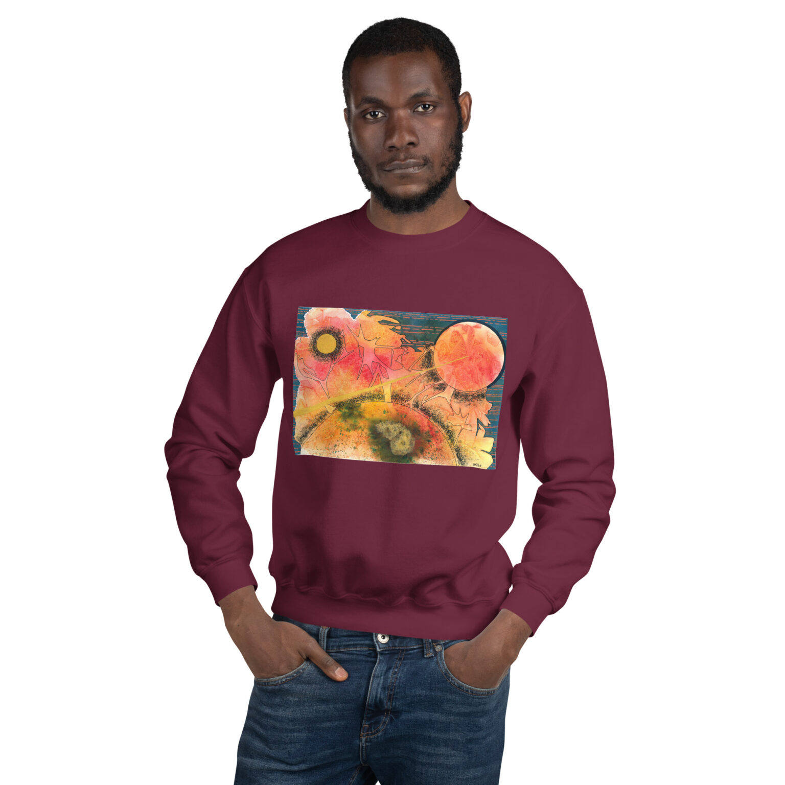 "Approach Vector" Unisex Sweatshirt - Image 9