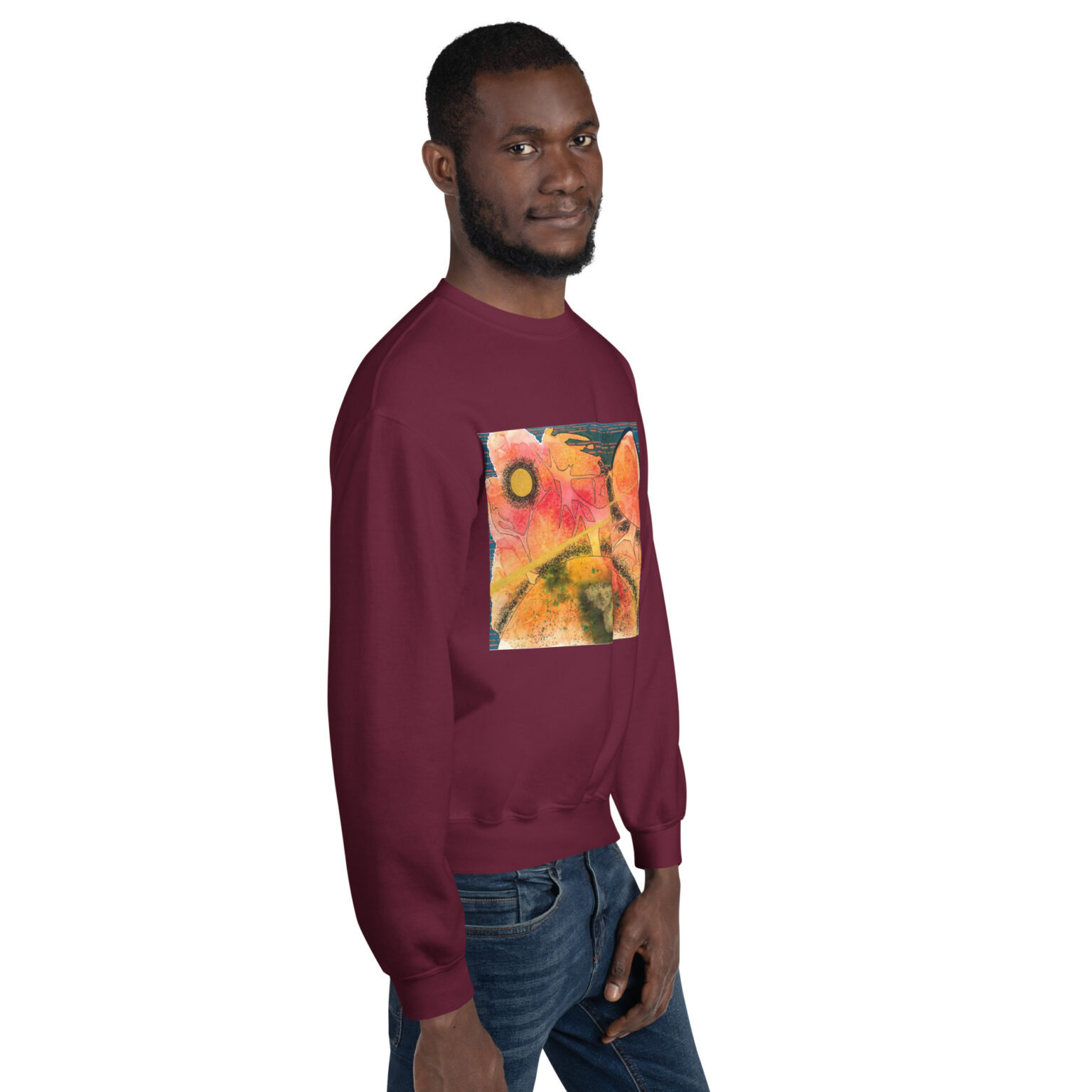 "Approach Vector" Unisex Sweatshirt - Image 11