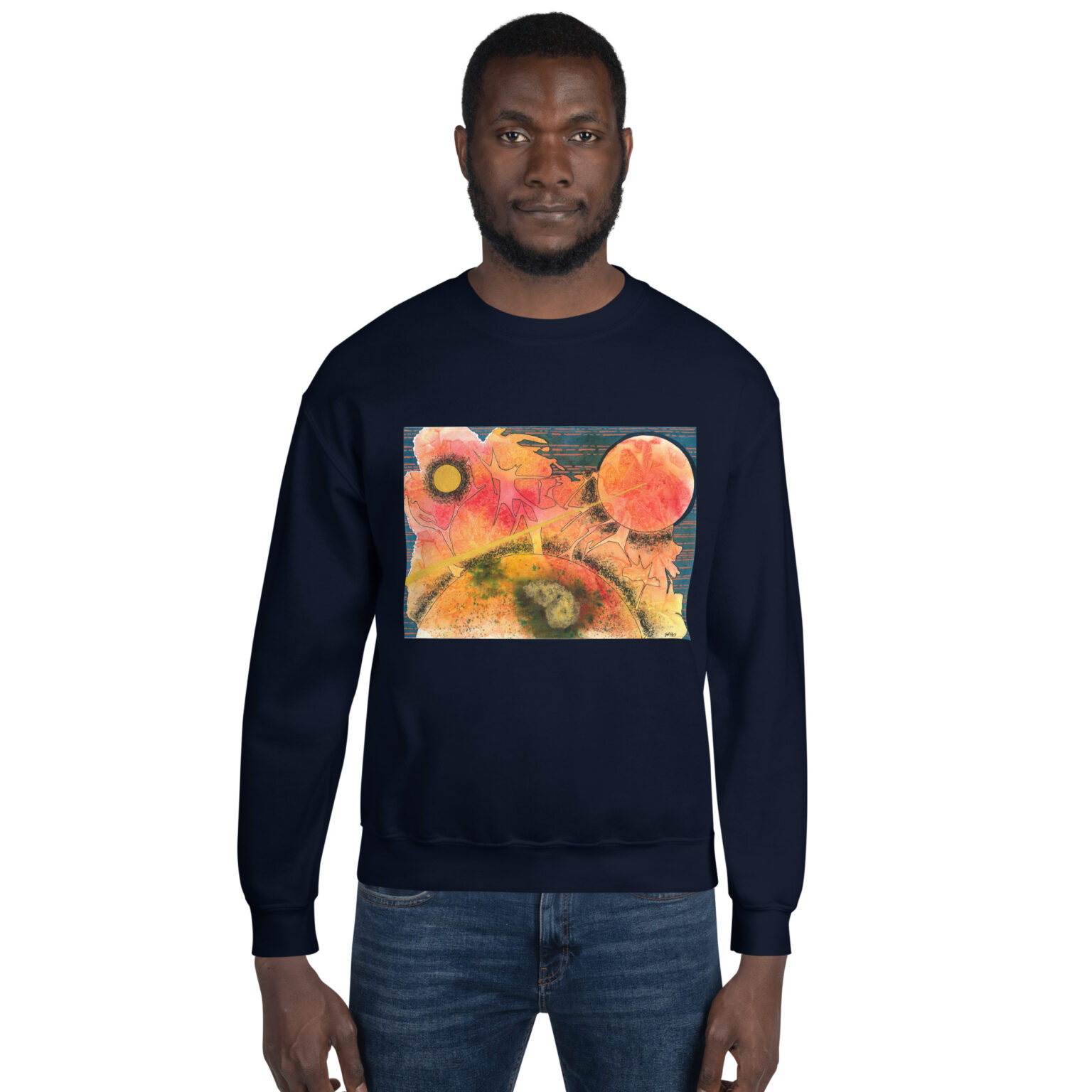 "Approach Vector" Unisex Sweatshirt - Image 6