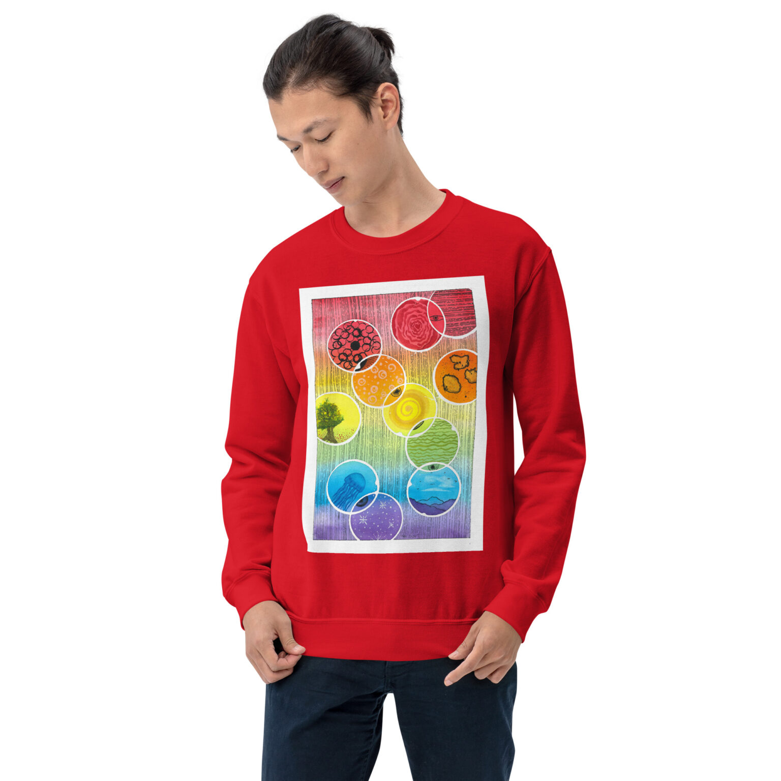 "Eye See What You Did There" Unisex Sweatshirt - Image 13
