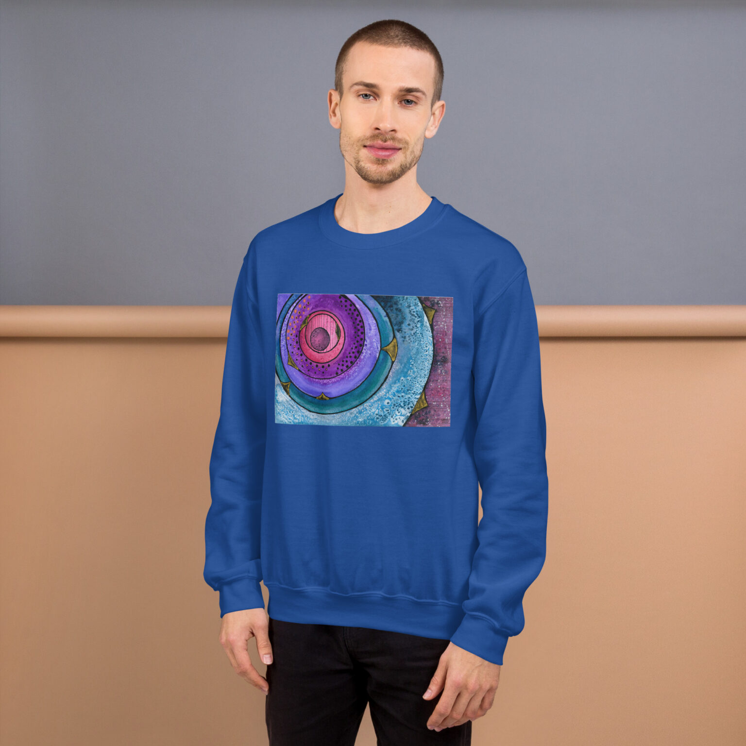 "Nebulish I: Caldwell 49" Unisex Sweatshirt - Image 5