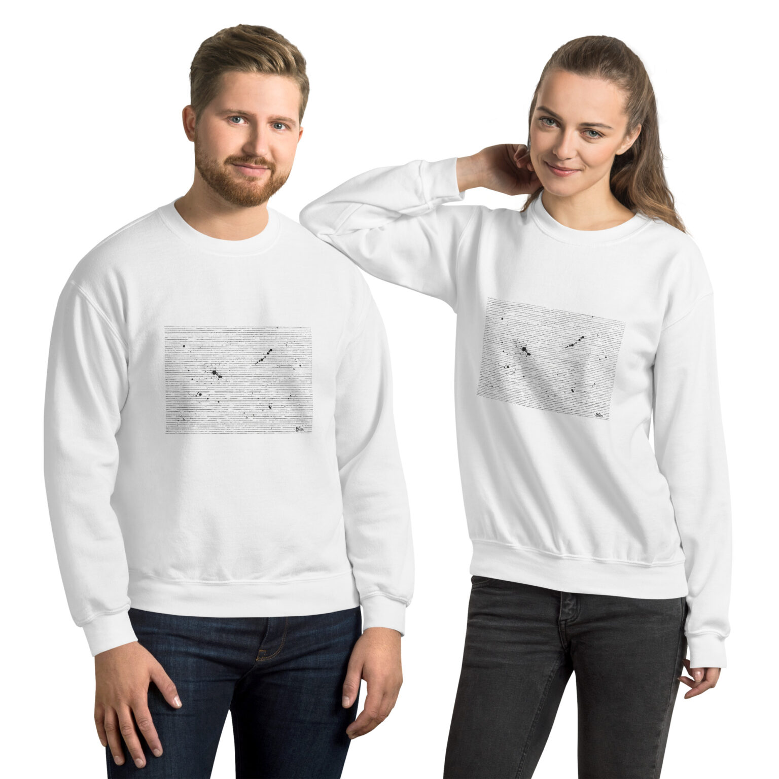 "Static" Unisex Sweatshirt - Image 2