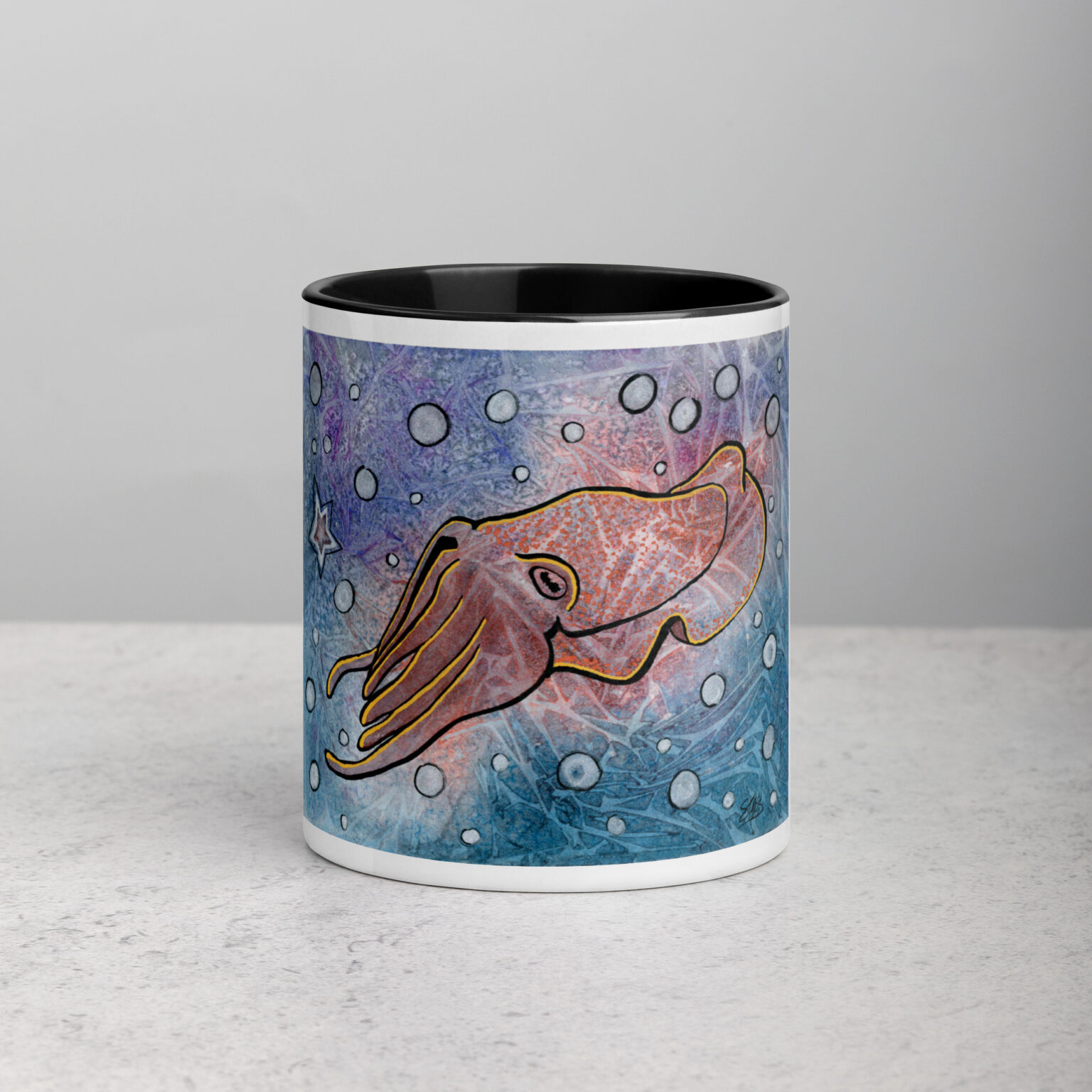 "Wanna Cuttle?" mug with color Inside - Image 2