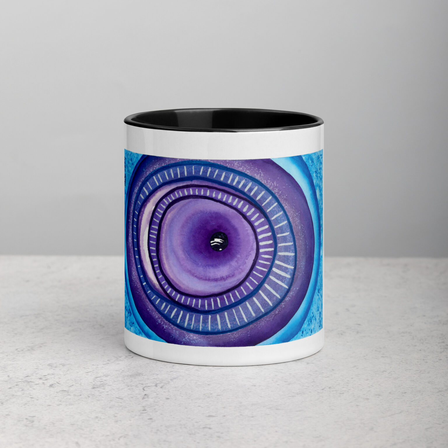 "Ceaseless Watcher" Mug with Color Inside - Image 2