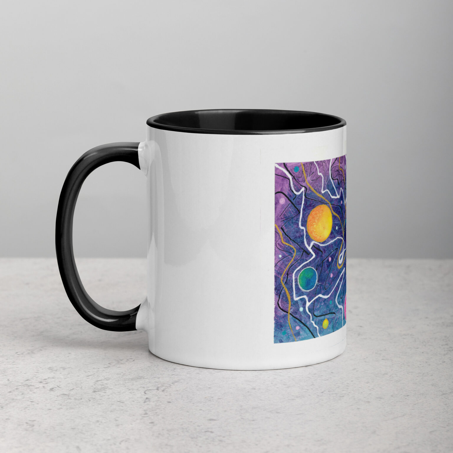"Trade Routes" mug with color inside - Image 3