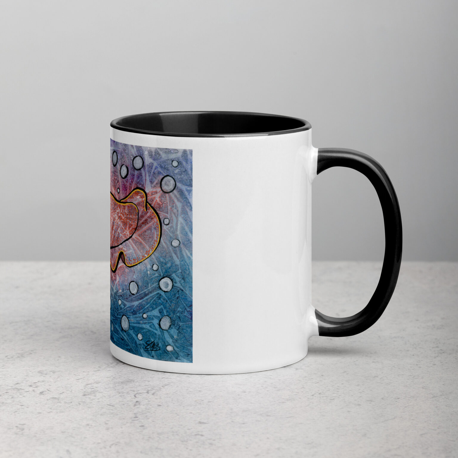 "Wanna Cuttle?" mug with color Inside - Image 4