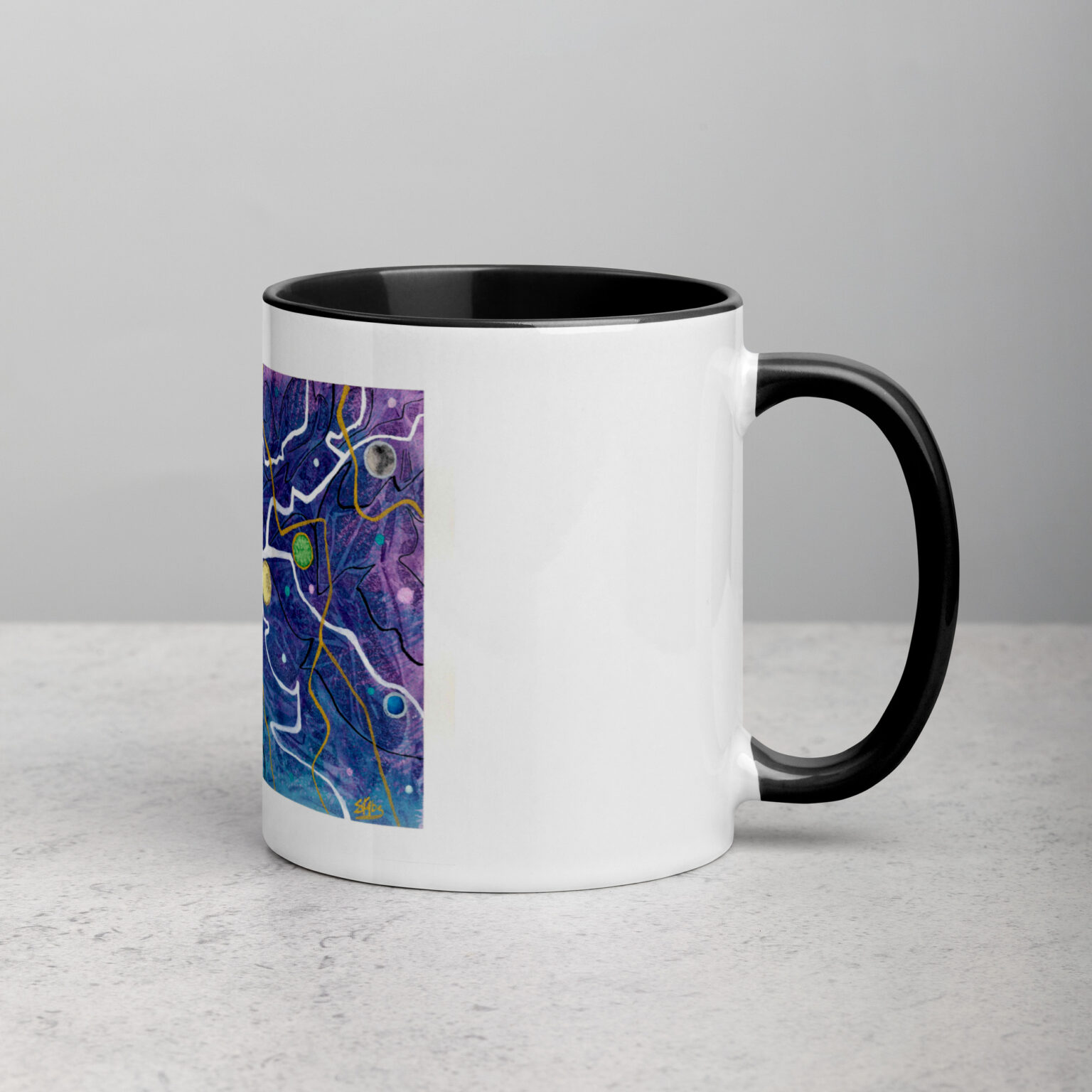 "Trade Routes" mug with color inside - Image 4