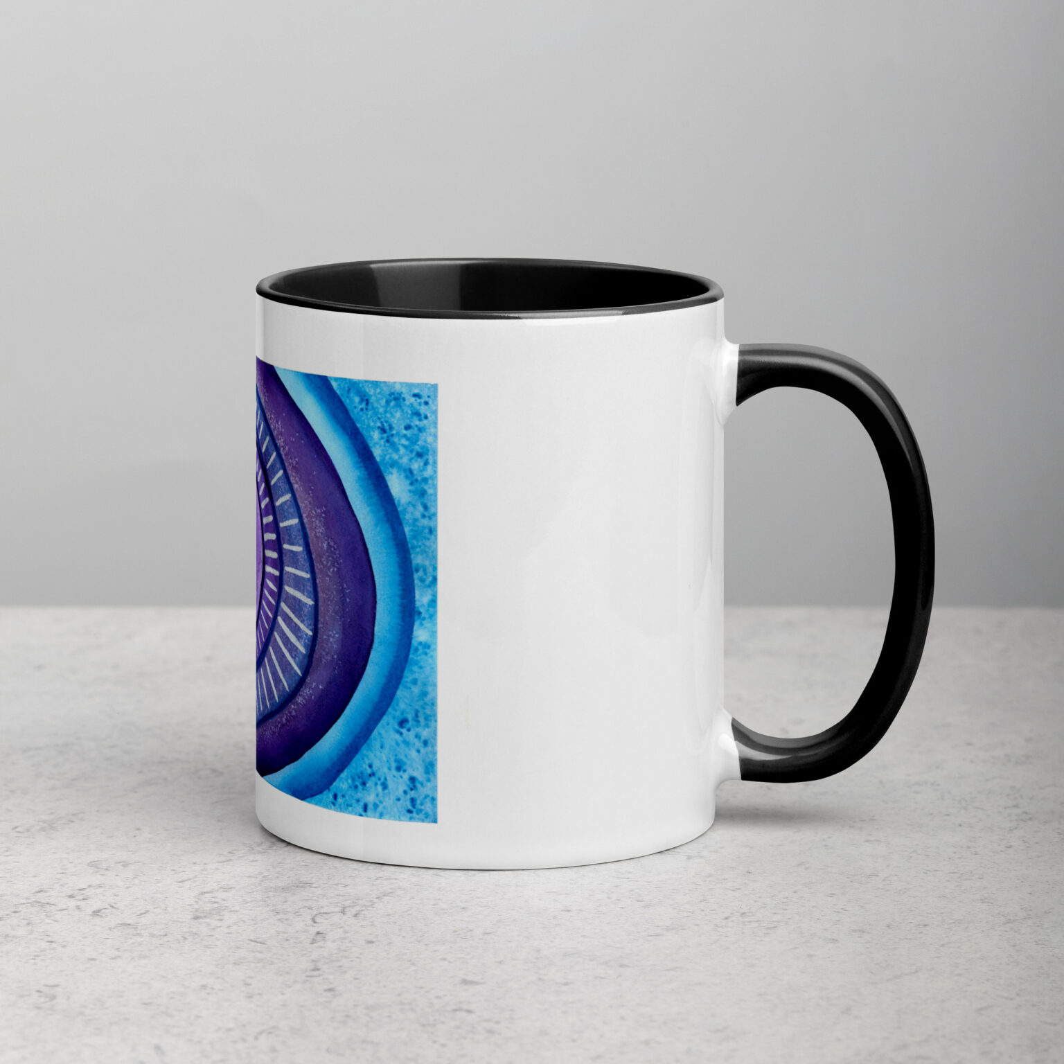 "Ceaseless Watcher" Mug with Color Inside - Image 4