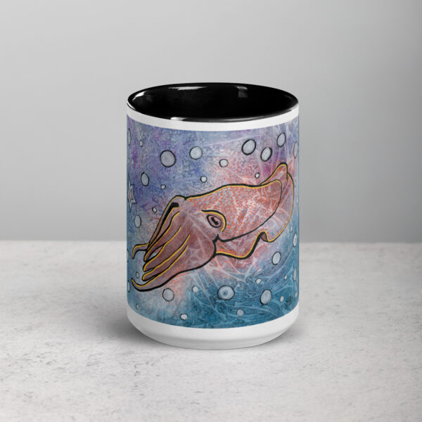 "Wanna Cuttle?" mug with color Inside