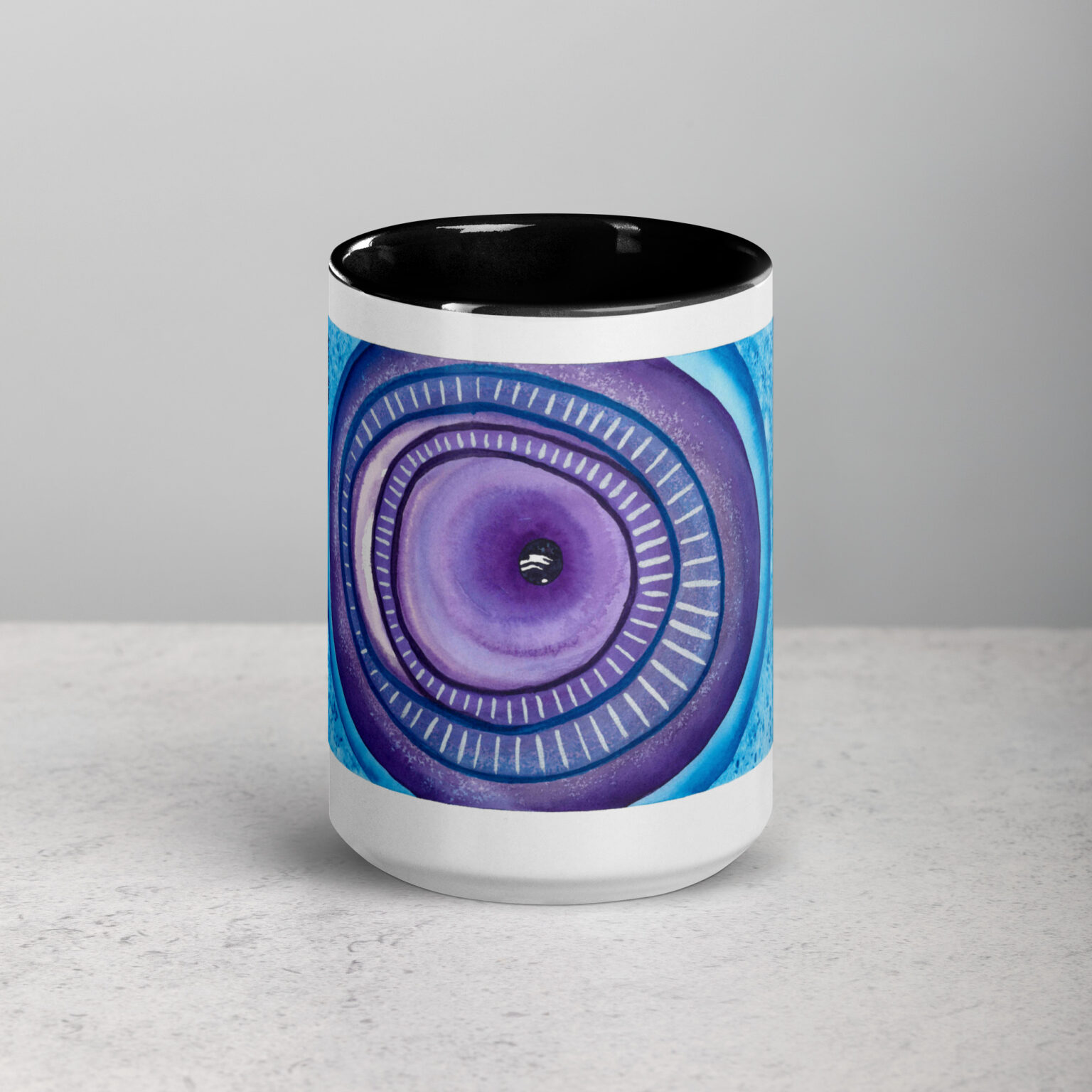"Ceaseless Watcher" Mug with Color Inside - Image 5