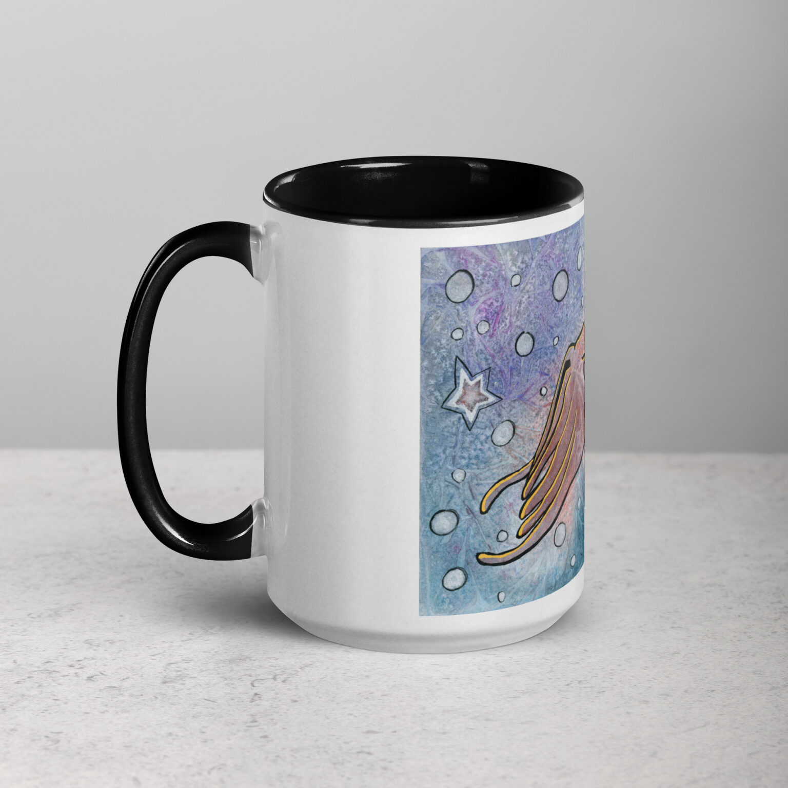 "Wanna Cuttle?" mug with color Inside - Image 5