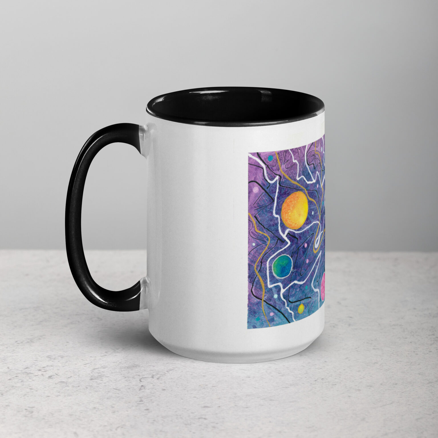 "Trade Routes" mug with color inside - Image 5