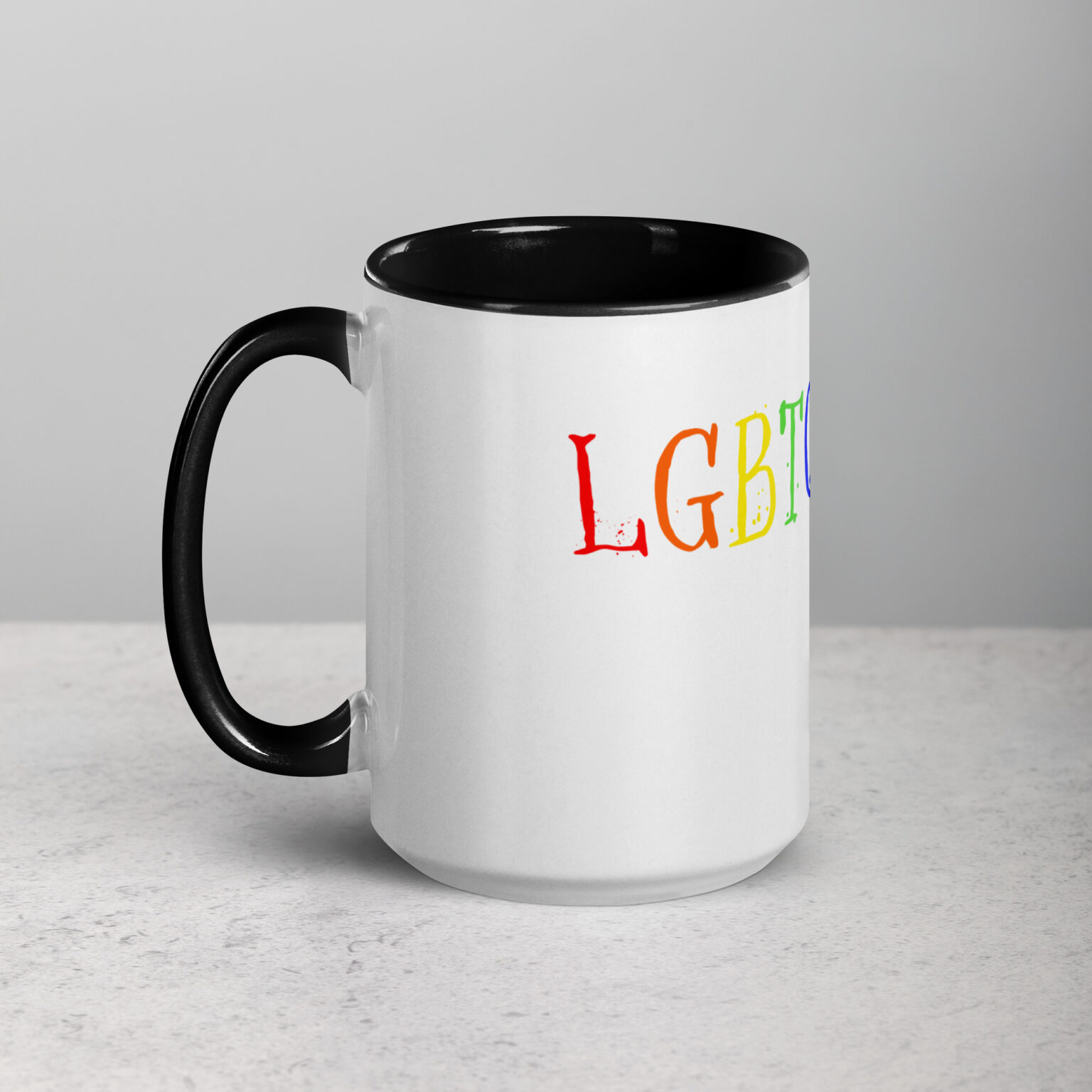 "LGBTQACAB" mug with color inside - Image 5