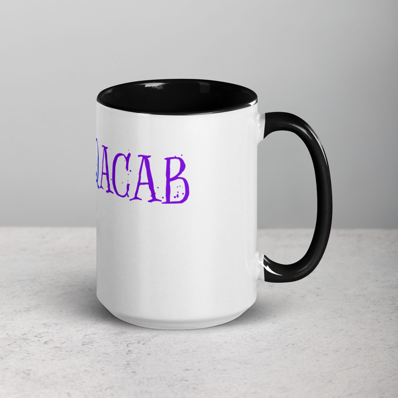 "LGBTQACAB" mug with color inside - Image 6