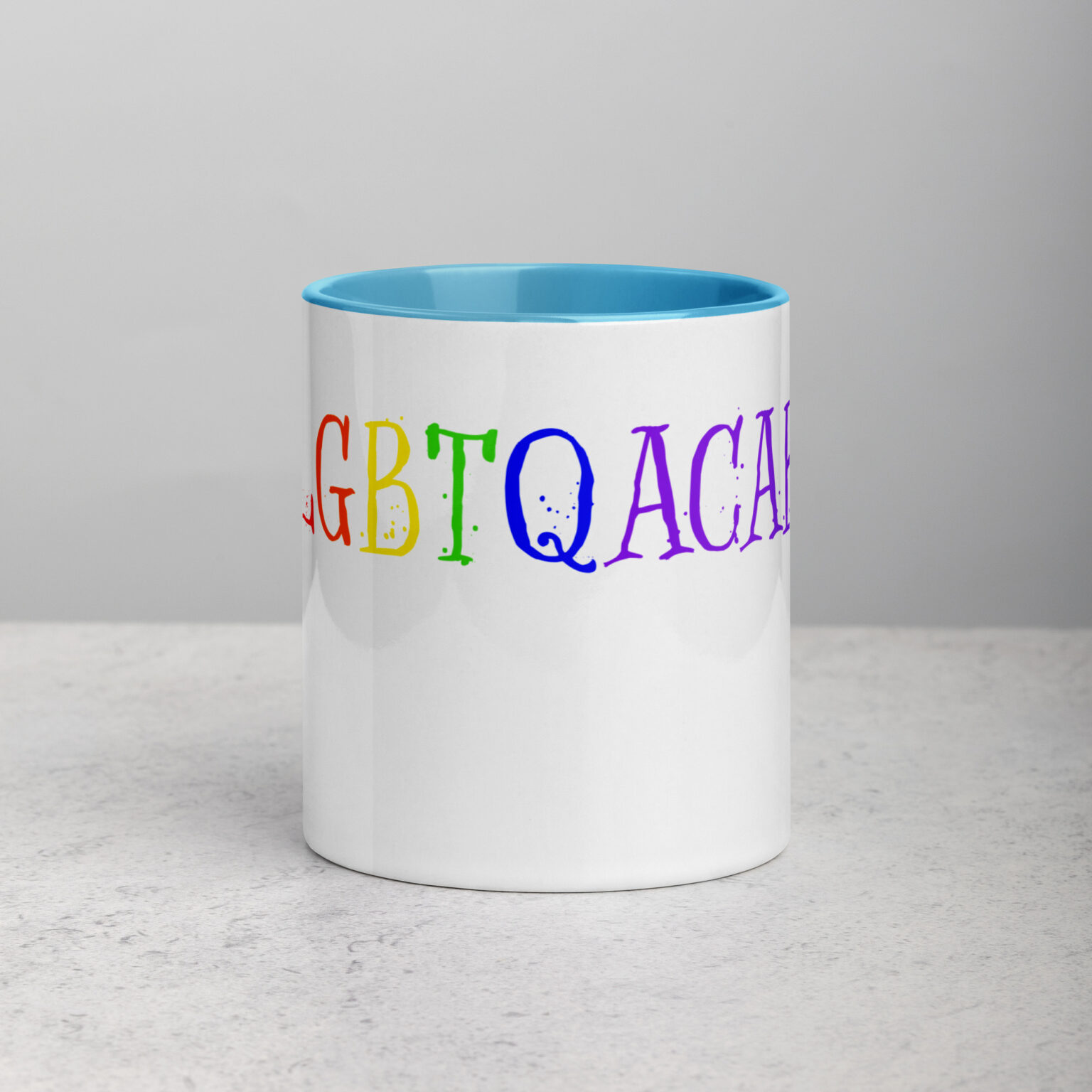 "LGBTQACAB" mug with color inside - Image 25